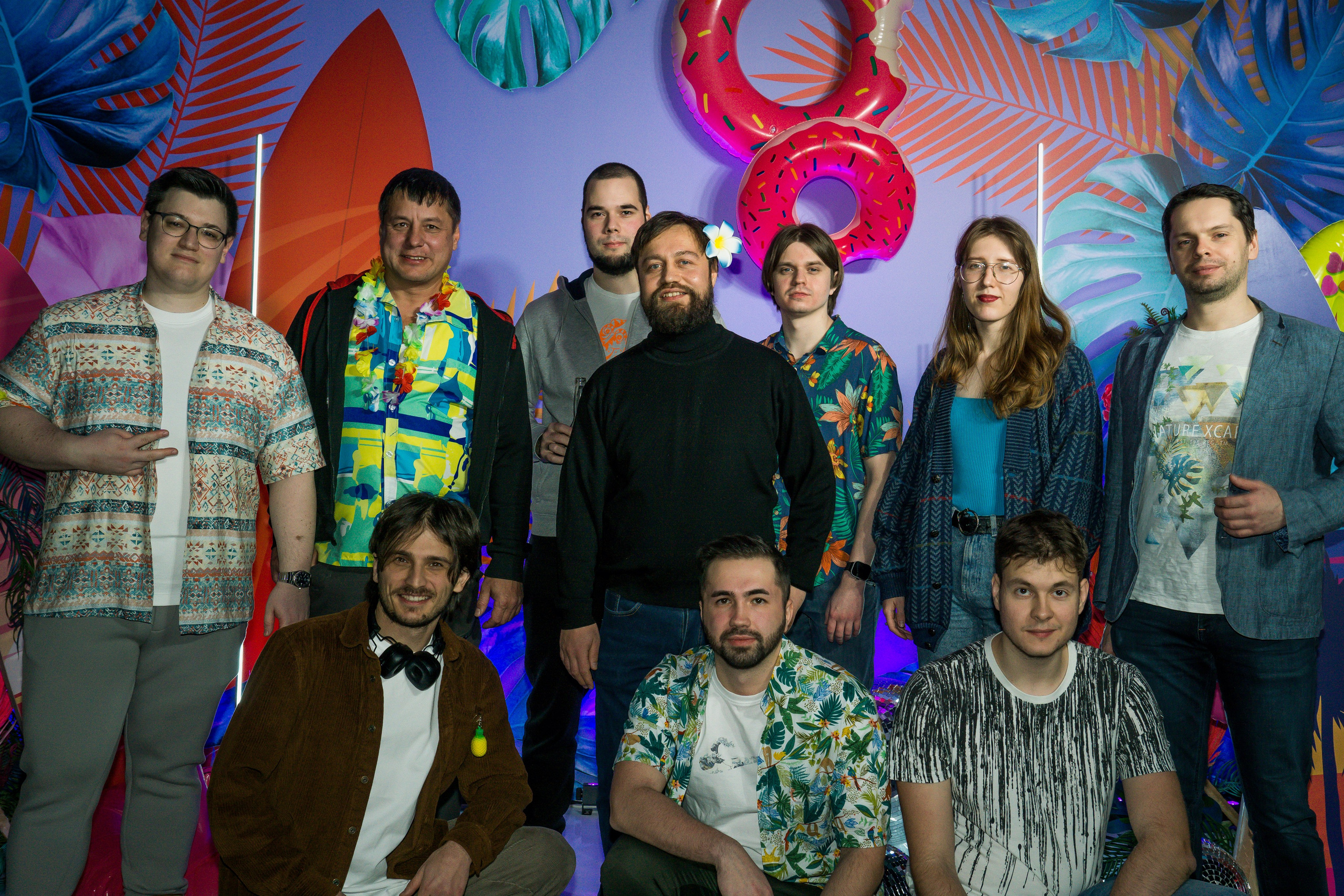 МТС корпоратив Гавайская вечеринка. Фотограф