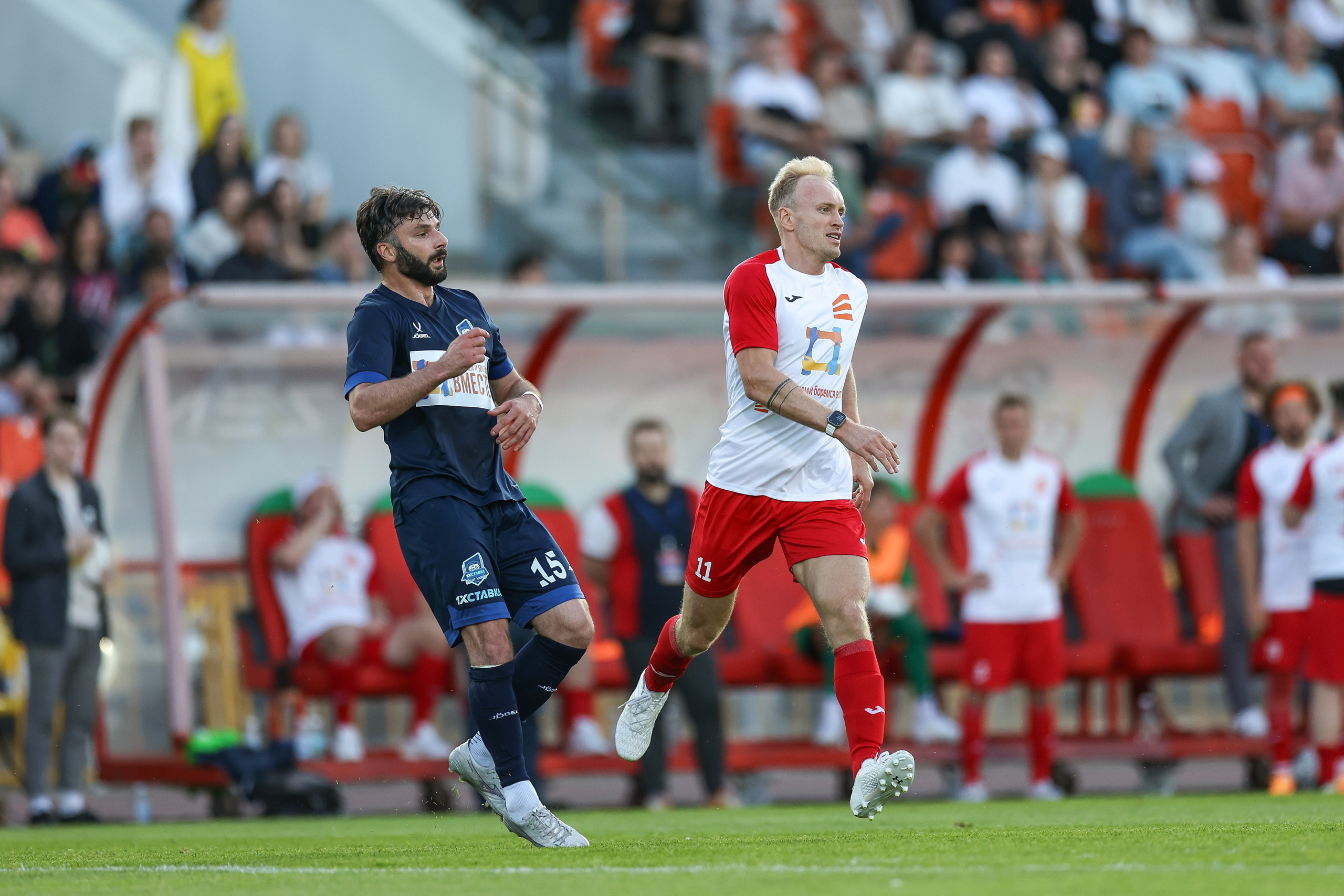 Благотворительный футбольный матч Друзья Бурмистрова vs ФК Fight Nights. Спортивный репортажный фотограф Казань Нафис Сиразетдинов