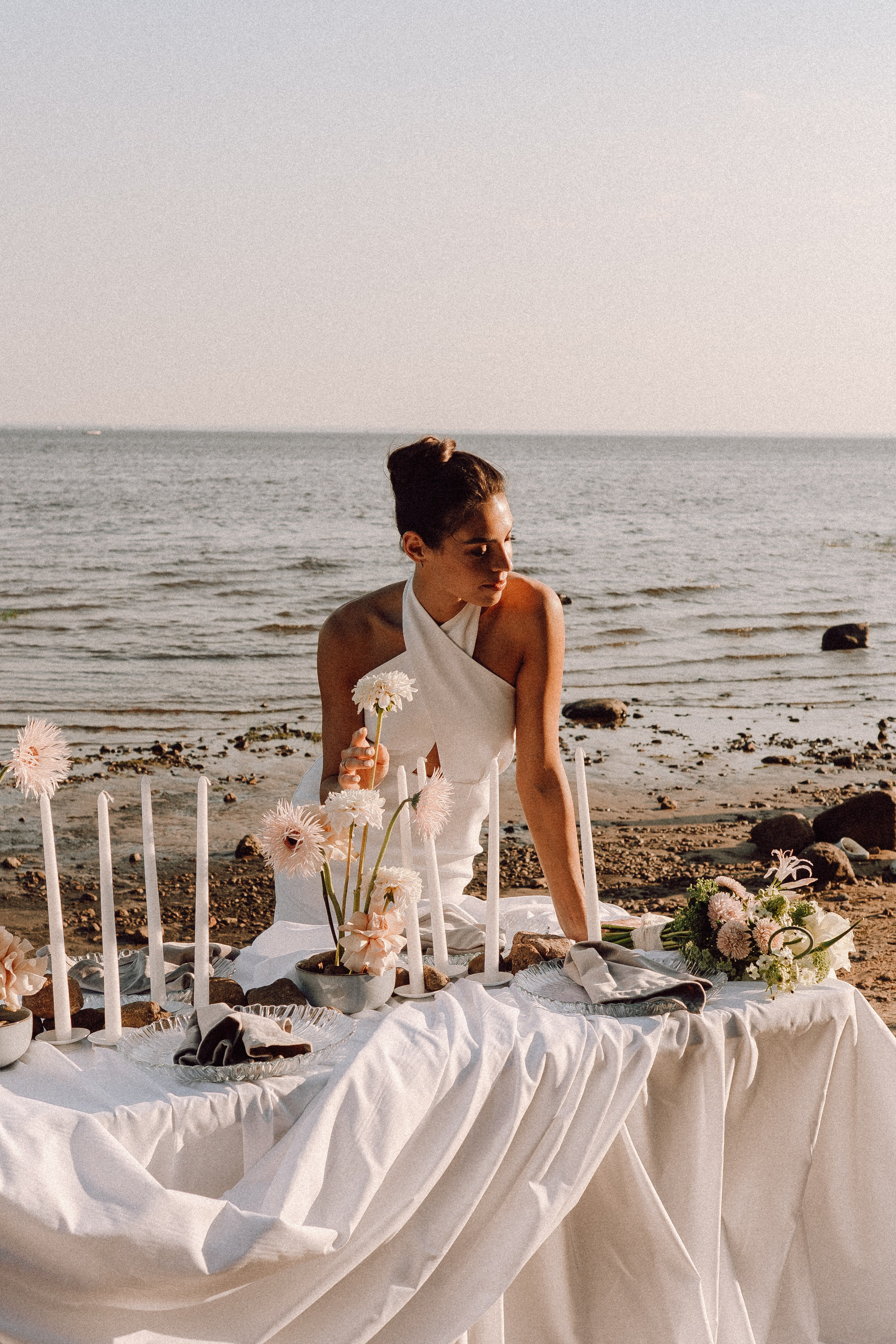 СВАДЕБНАЯ ФОТОСЕССИЯ ВЫЕЗДНОЙ ЦЕРЕМОНИИ (ФИНСКИЙ ЗАЛИВ). Профессиональный фотограф, Санкт-Петербург — Виктория Богомолова