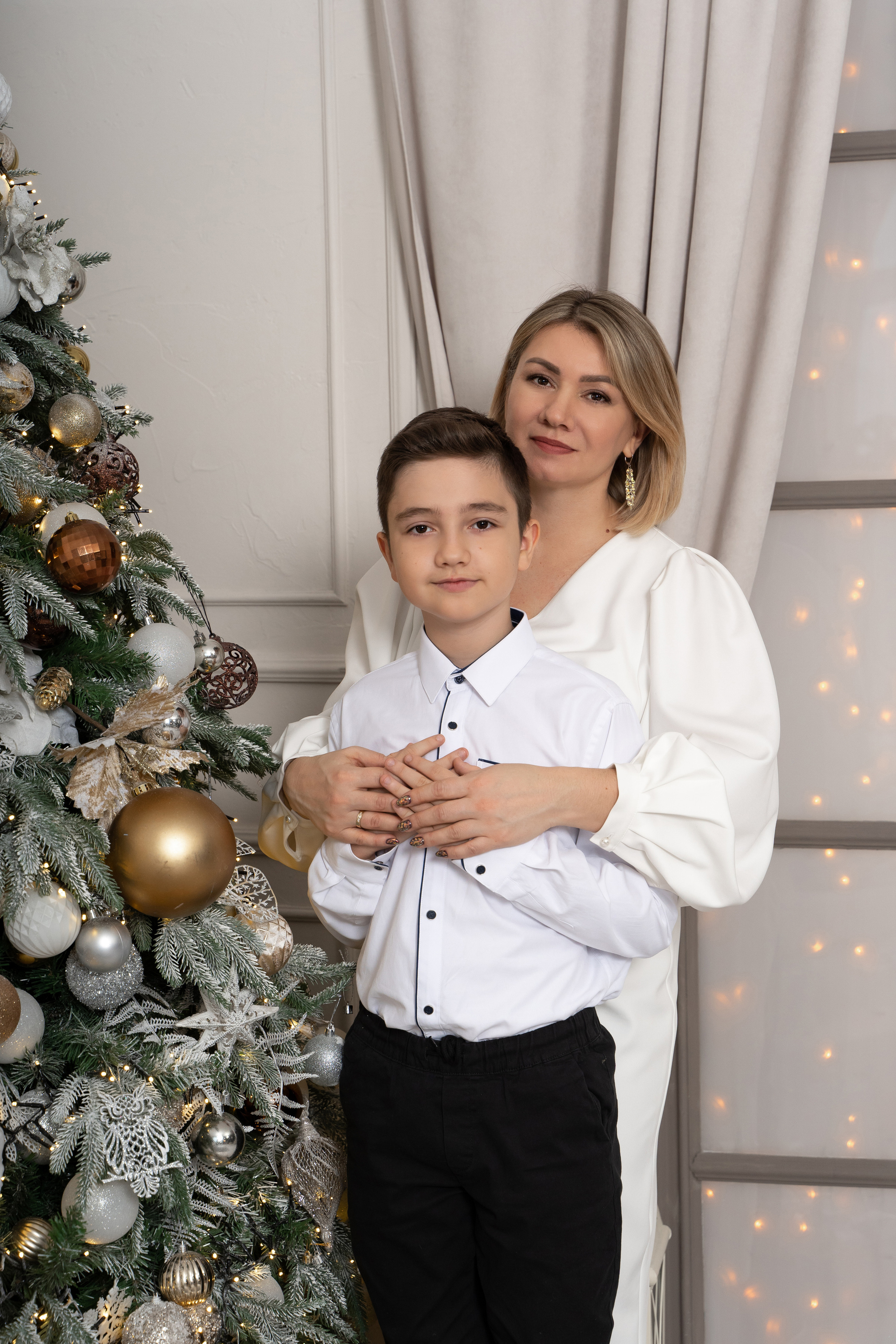 Большая новогодняя семейная фотосессия. студия Версаль. Фотограф Татьяна Мамонтова