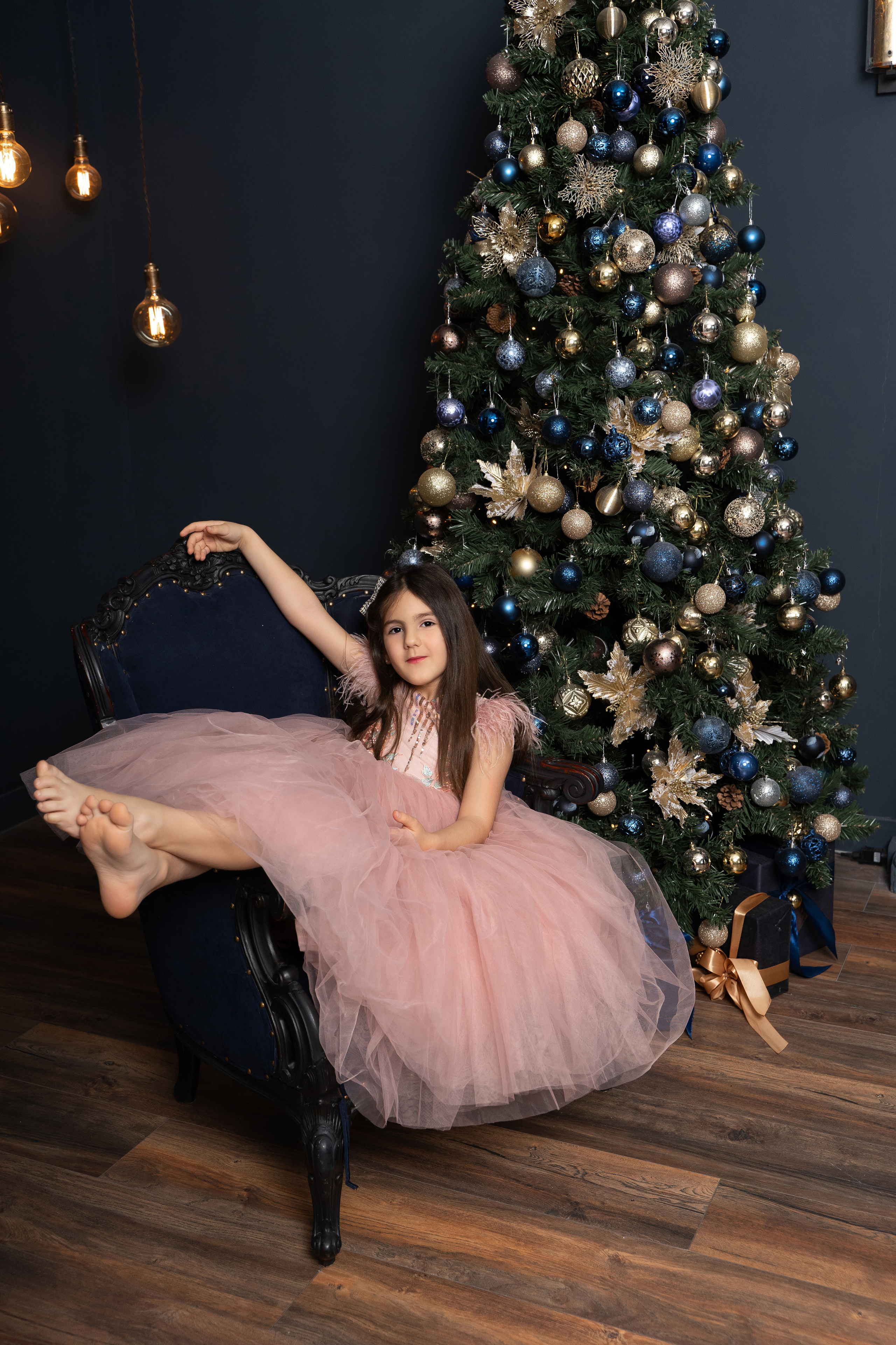 Большая новогодняя семейная фотосессия. студия Версаль. Фотограф Татьяна Мамонтова