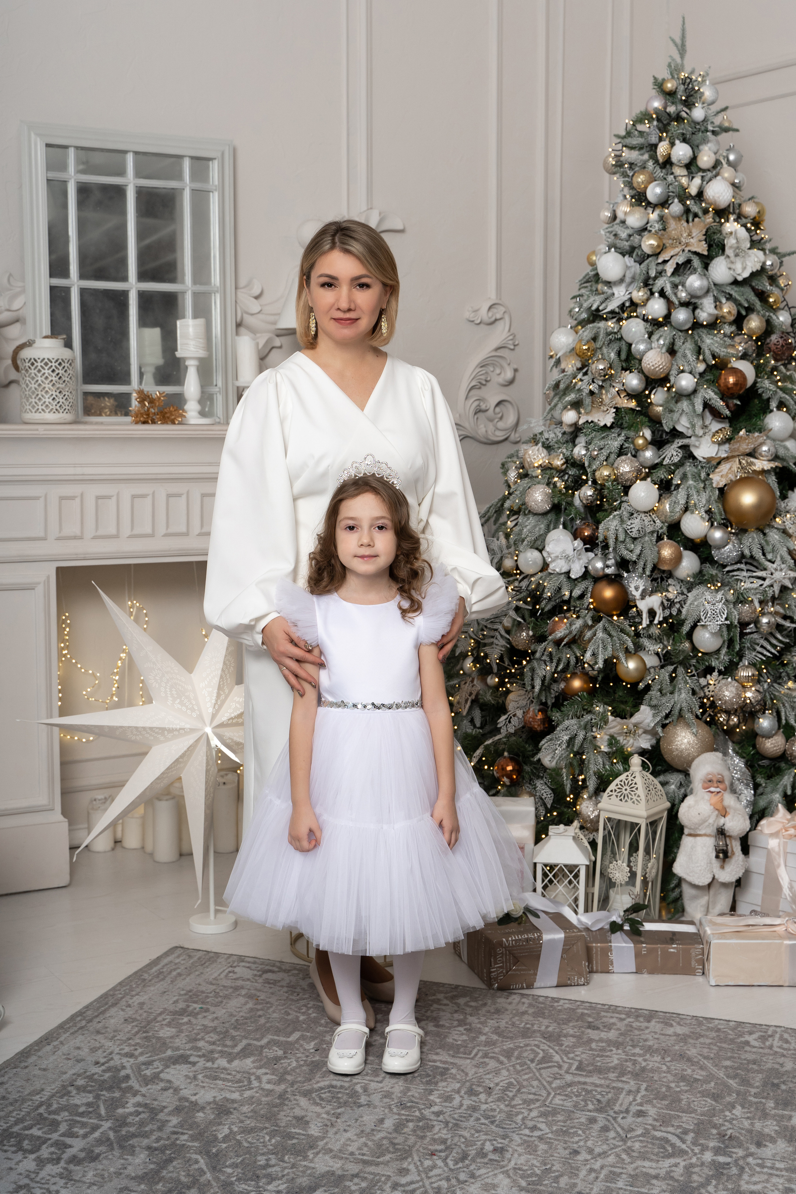 Большая новогодняя семейная фотосессия. студия Версаль. Фотограф Татьяна Мамонтова