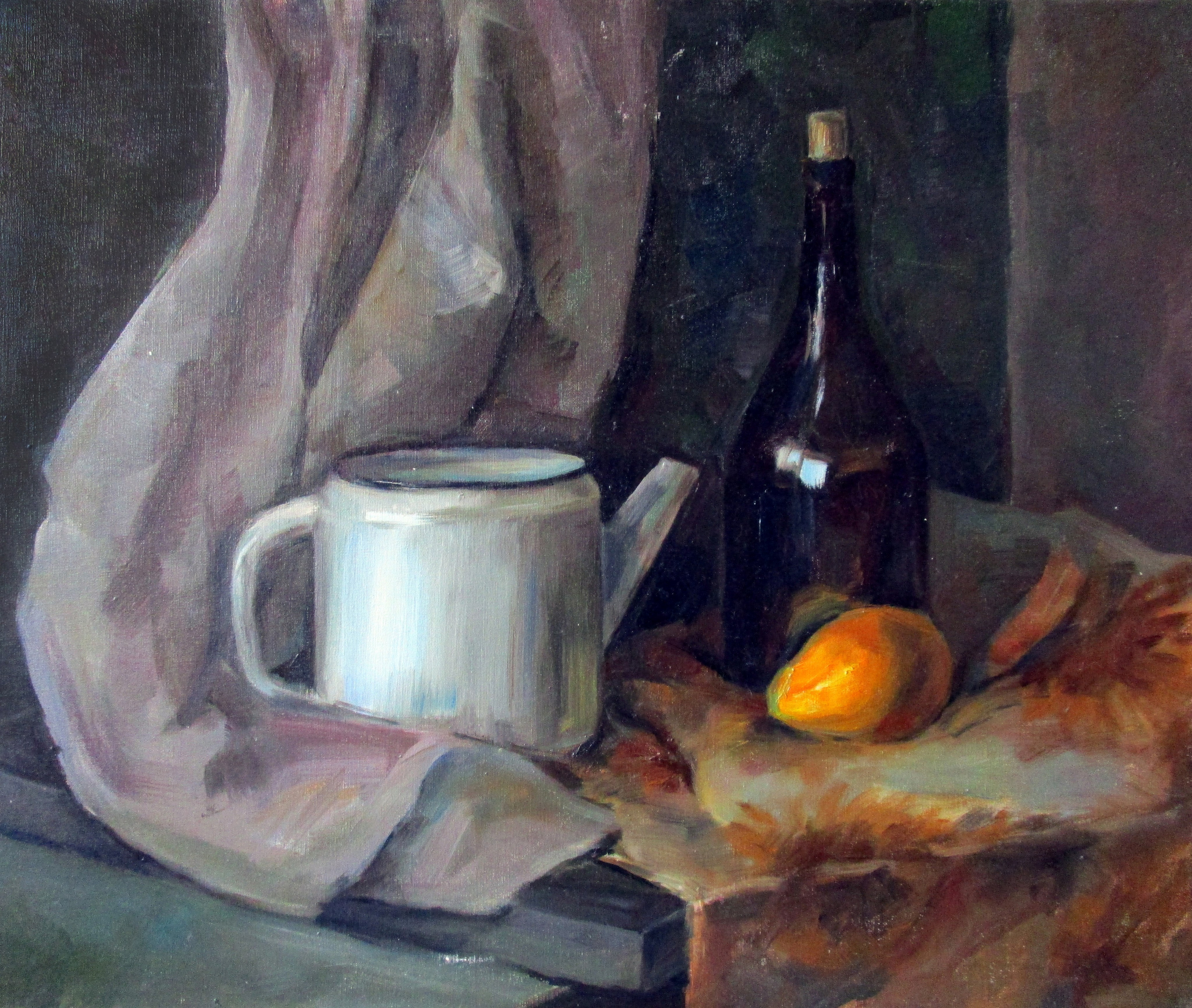 Учебный натюрморт, холст / масло, 2006