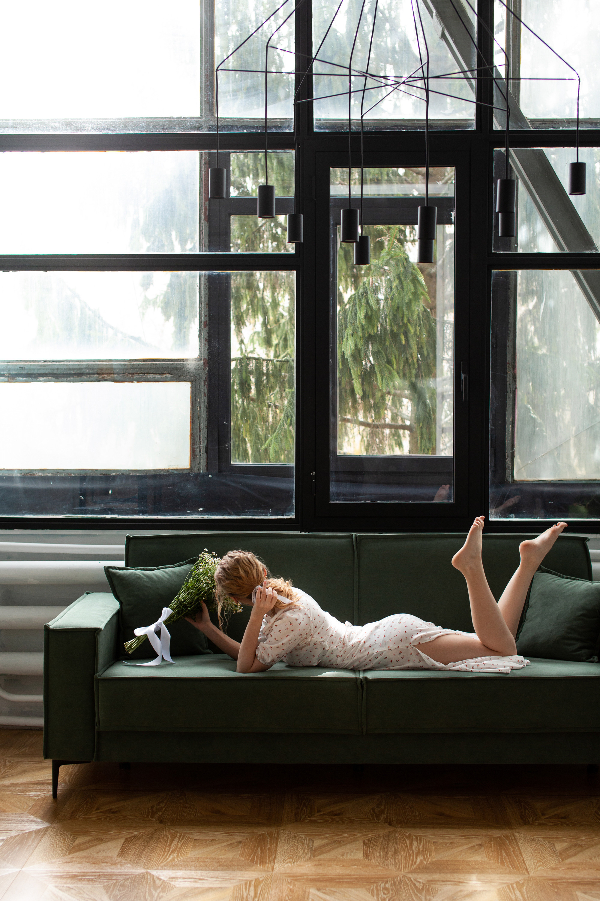 Лера и ромашки. Фотограф Сергиев Посад Москва Хованская Екатерина