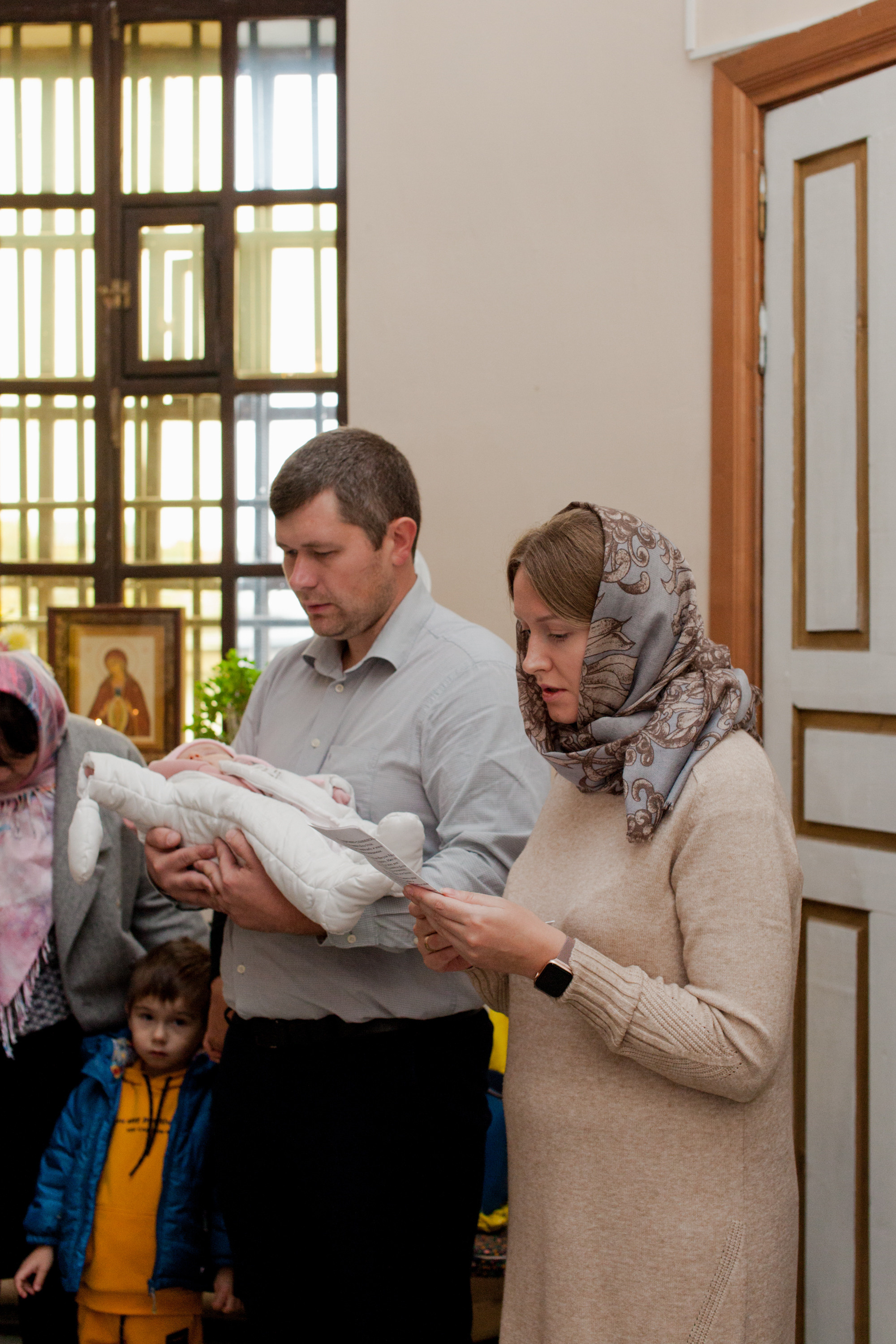 Крестины. Фотограф Сергиев Посад Москва Хованская Екатерина