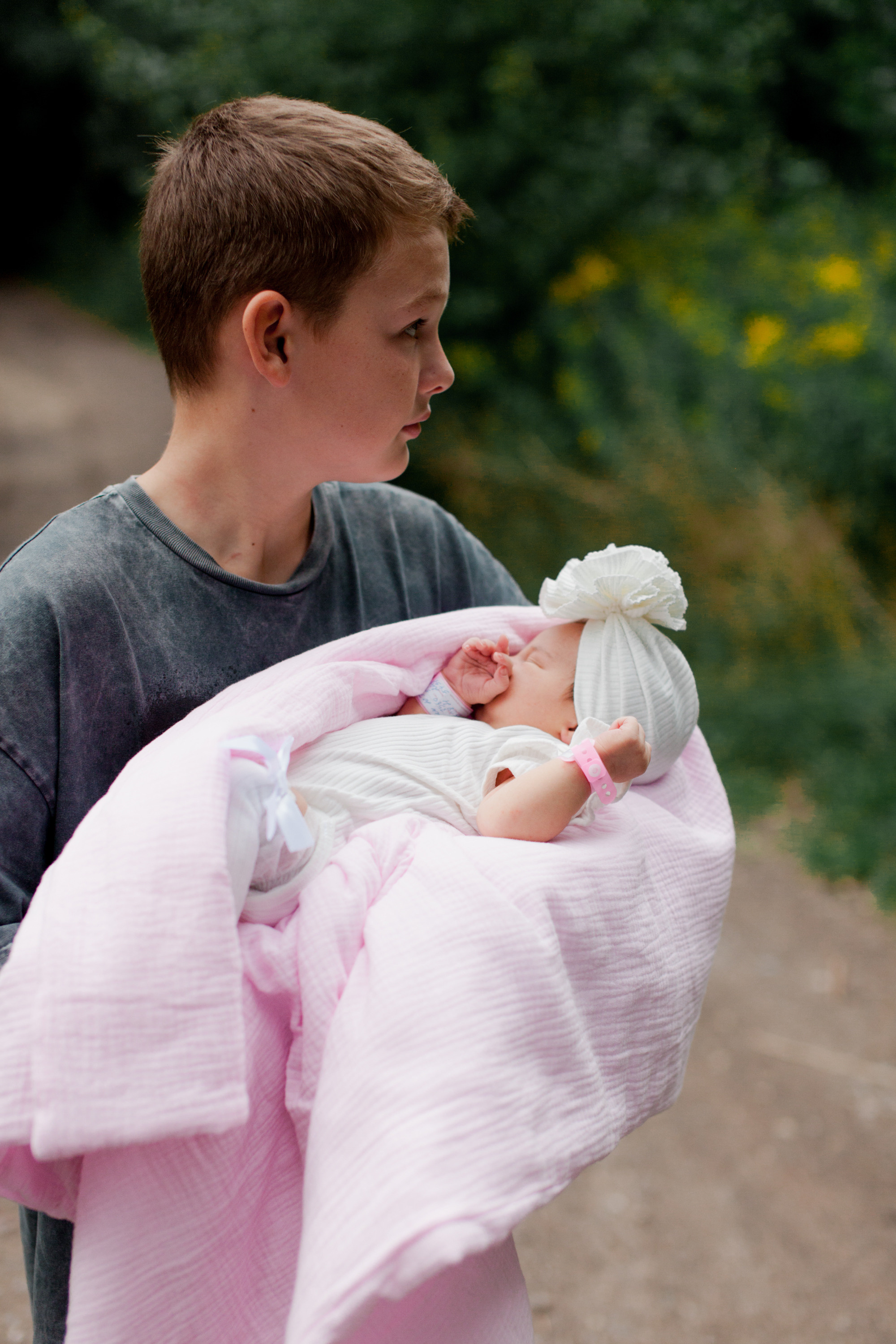 Выписка из роддома. Фотограф Сергиев Посад Москва Хованская Екатерина