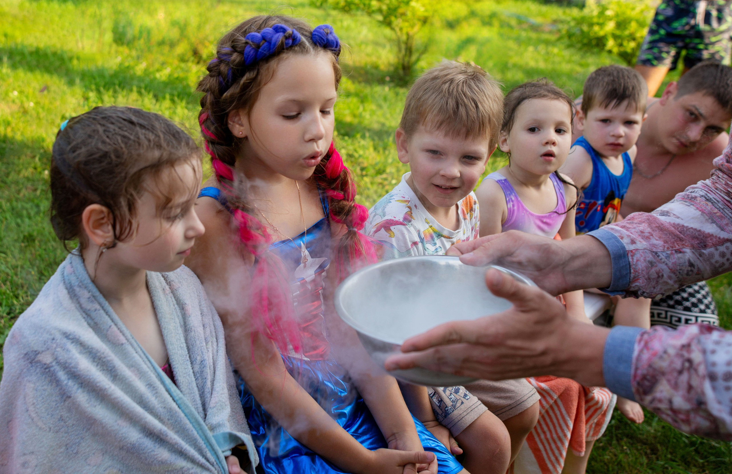 День рождения Насти. Пенная вечеринка. Семейный и детский фотограф Анна Петракова