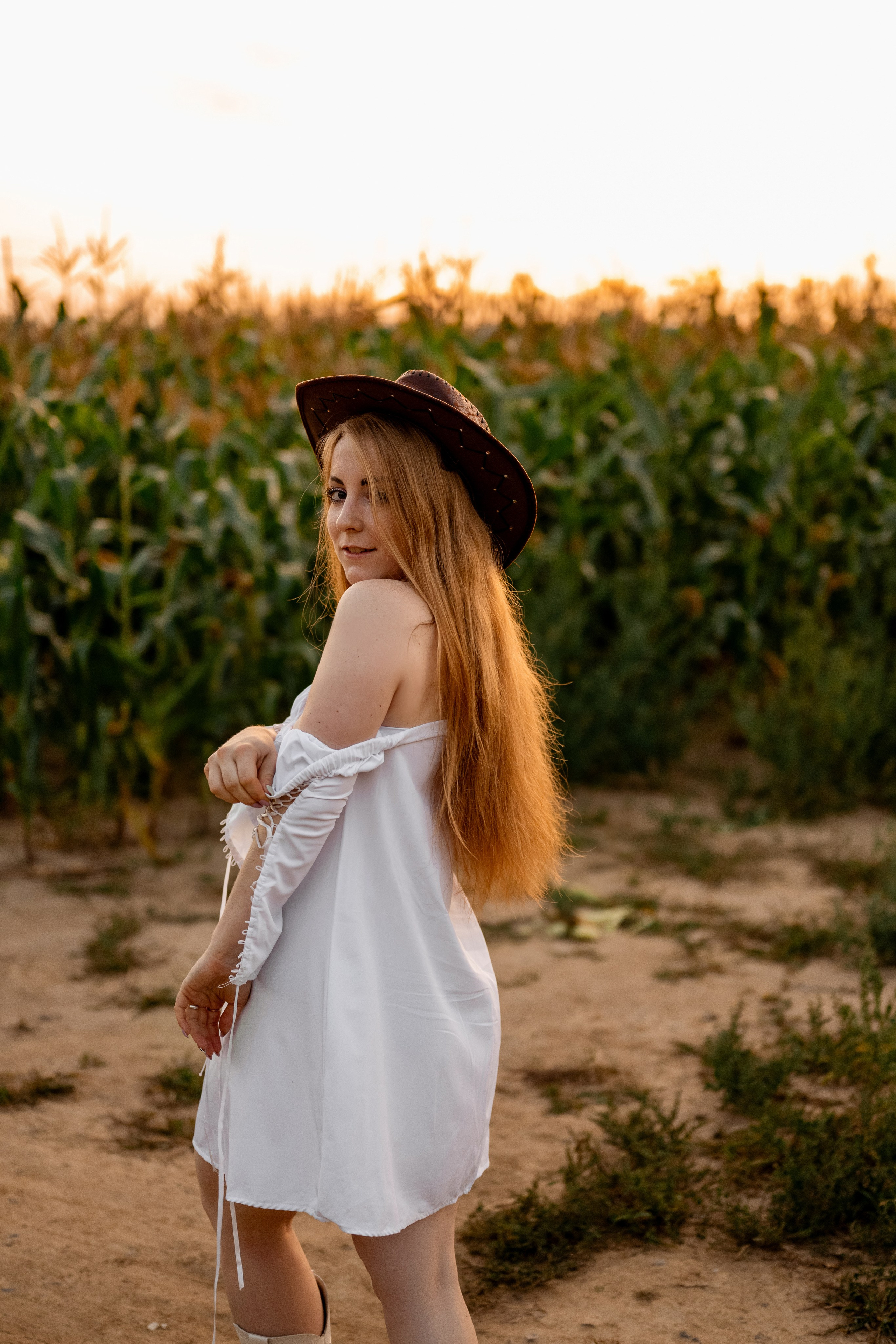 Алена. Кукурузное поле. Свадебный и семейный фотограф в СПб Валерия Фомичева