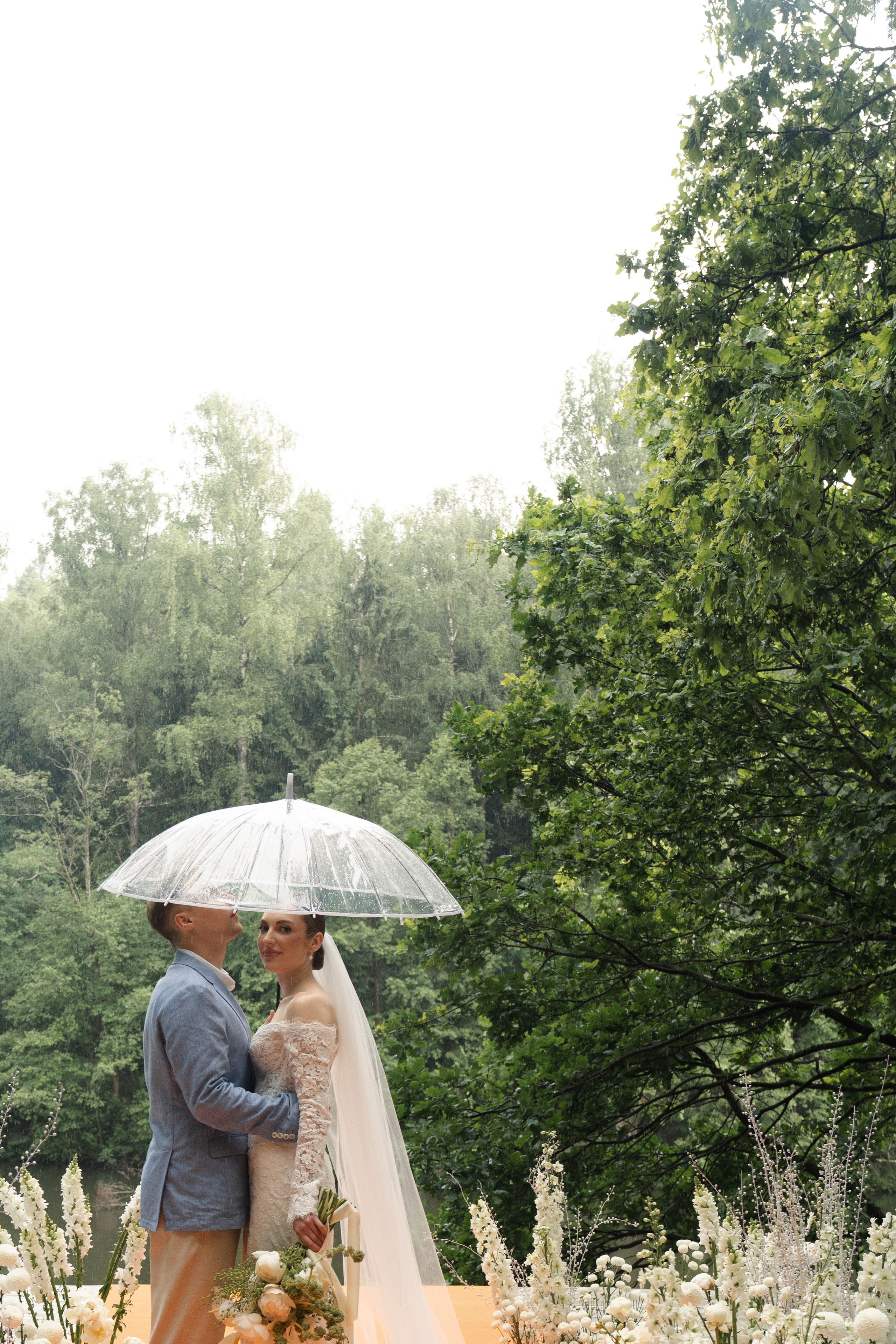 Оранжево-голубое слияние. VENSKAYA WEDDING & EVENT PLANNER