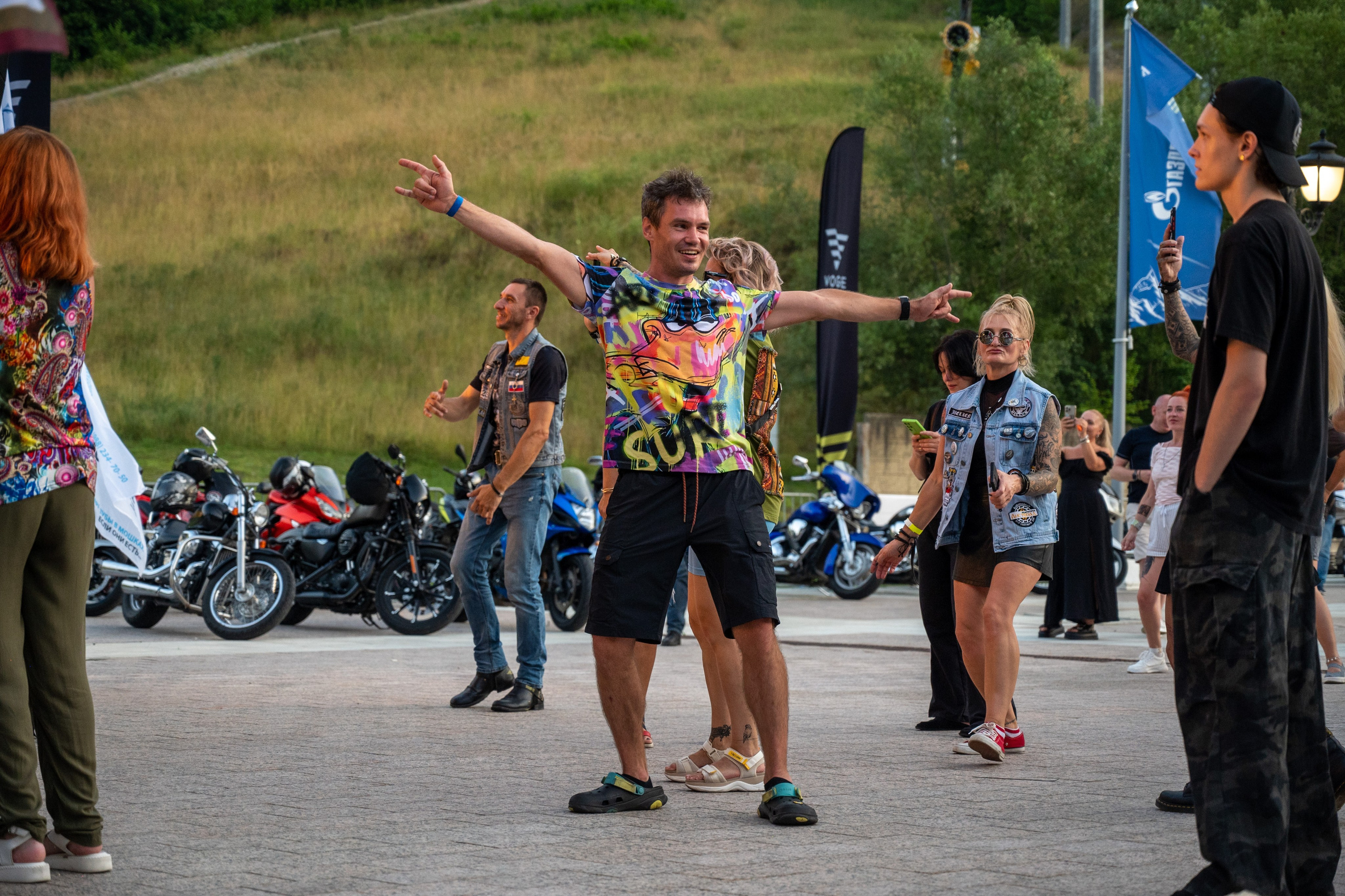 11- ый Ежегодный Байк Фестиваль " Медвежья МОТО ПОЛЯНА». Фотографирую счастливых людей в Сочи