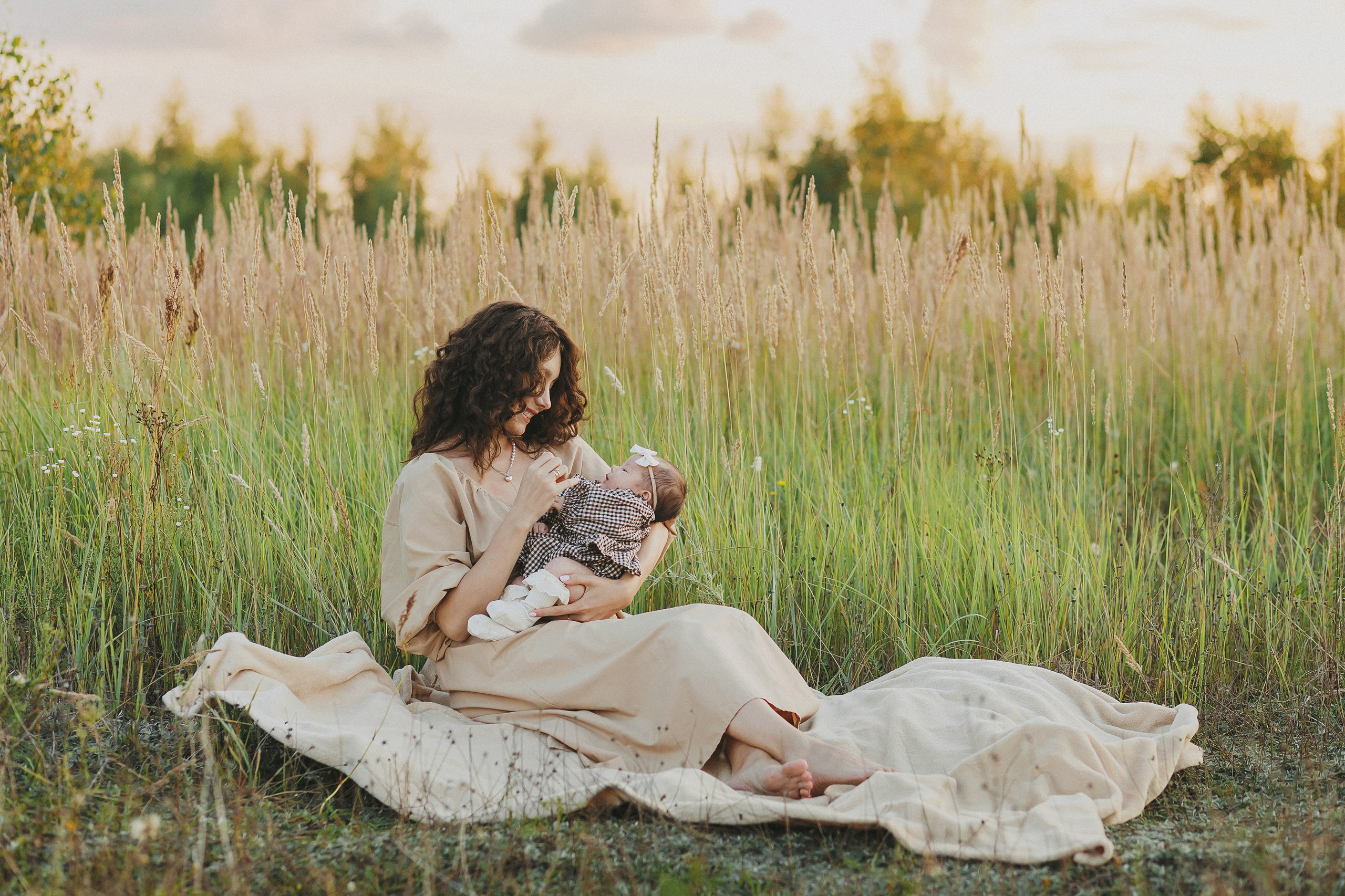 Фотосессия на природе с малышкой. Фотограф в Москве и Люберцах Анна Ушакова