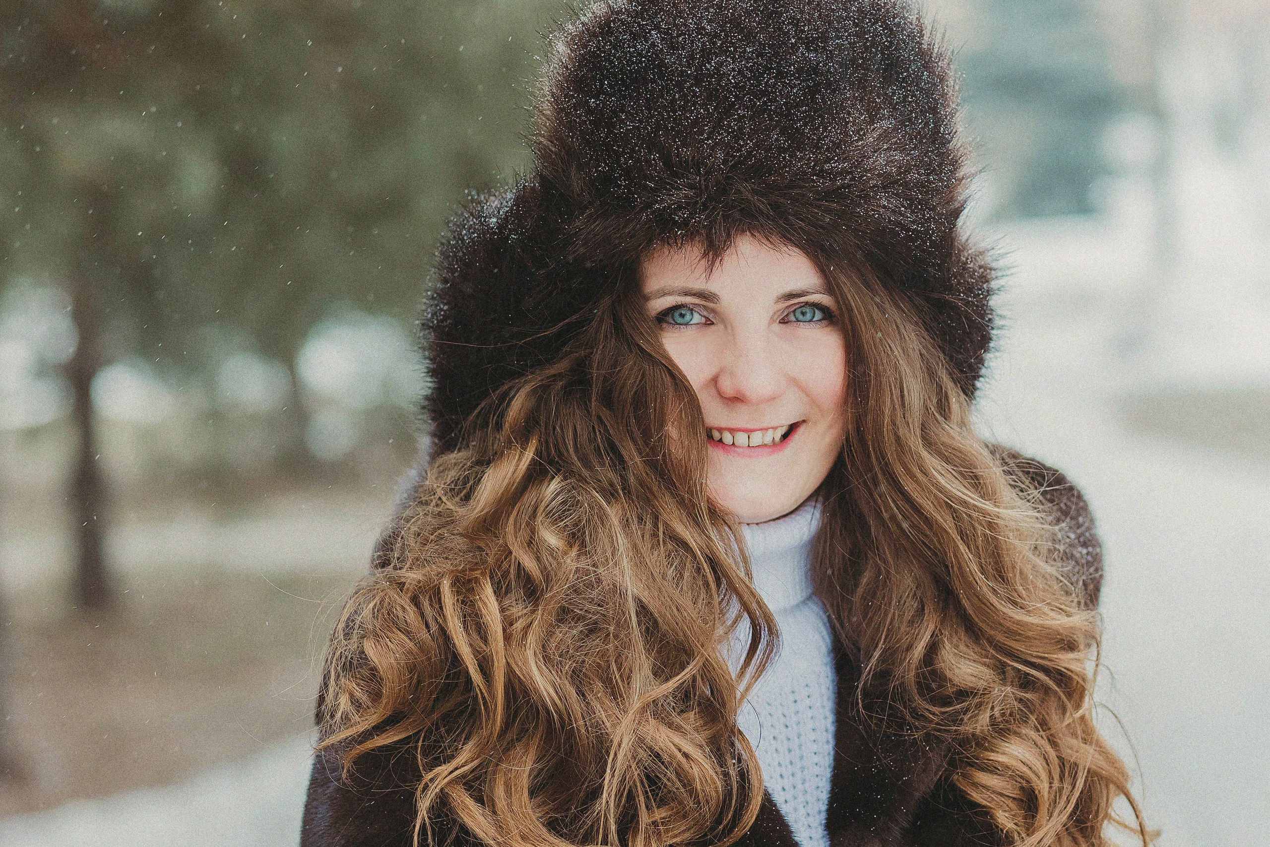 Зимняя фотосессия для девушек в стиле СССР. Фотограф в Москве и Люберцах Анна Ушакова