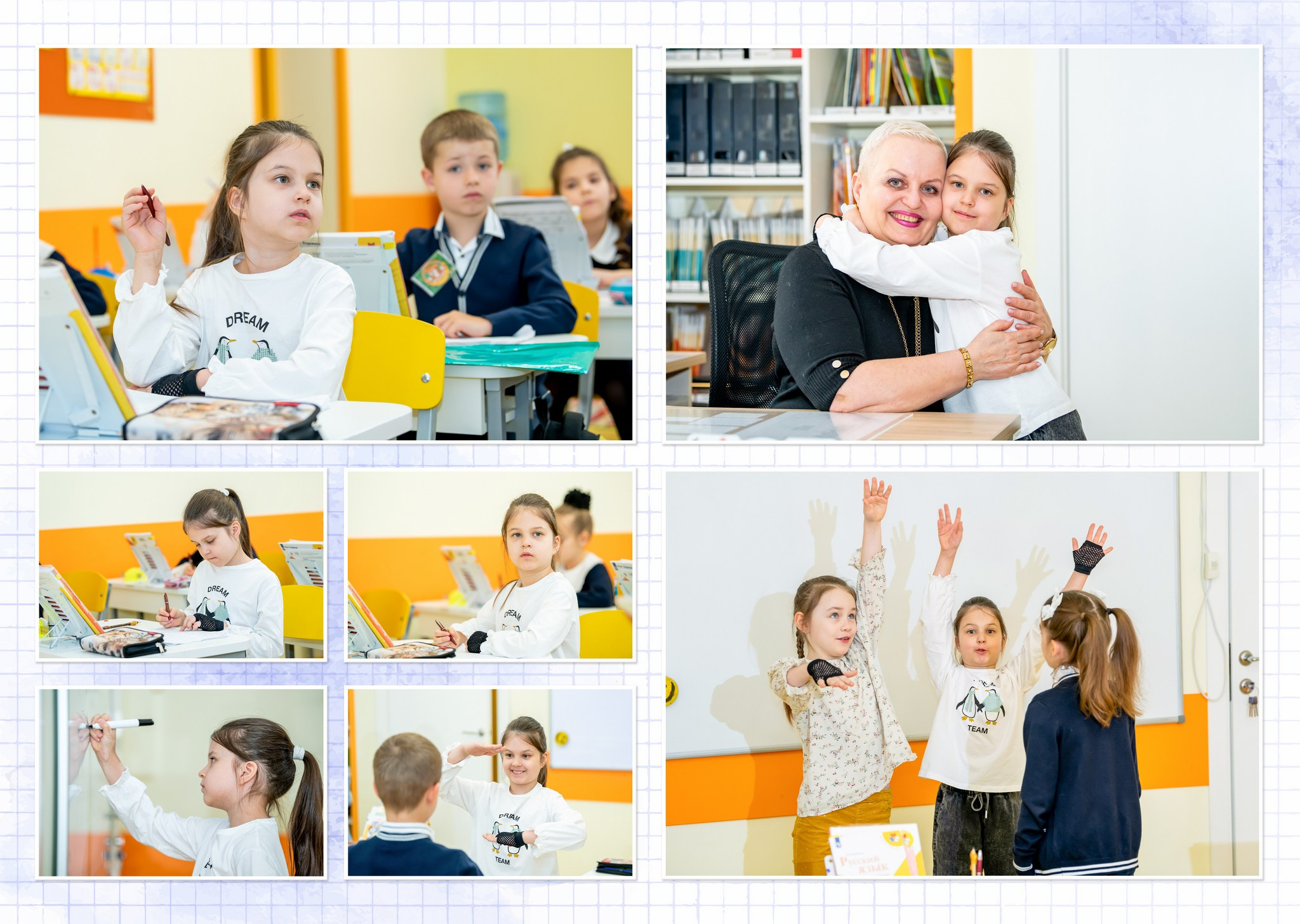 Альбом Стандарт А4 5 разворотов для школы. Профессиональная репортажная фотосъёмка, создание выпускных альбомов