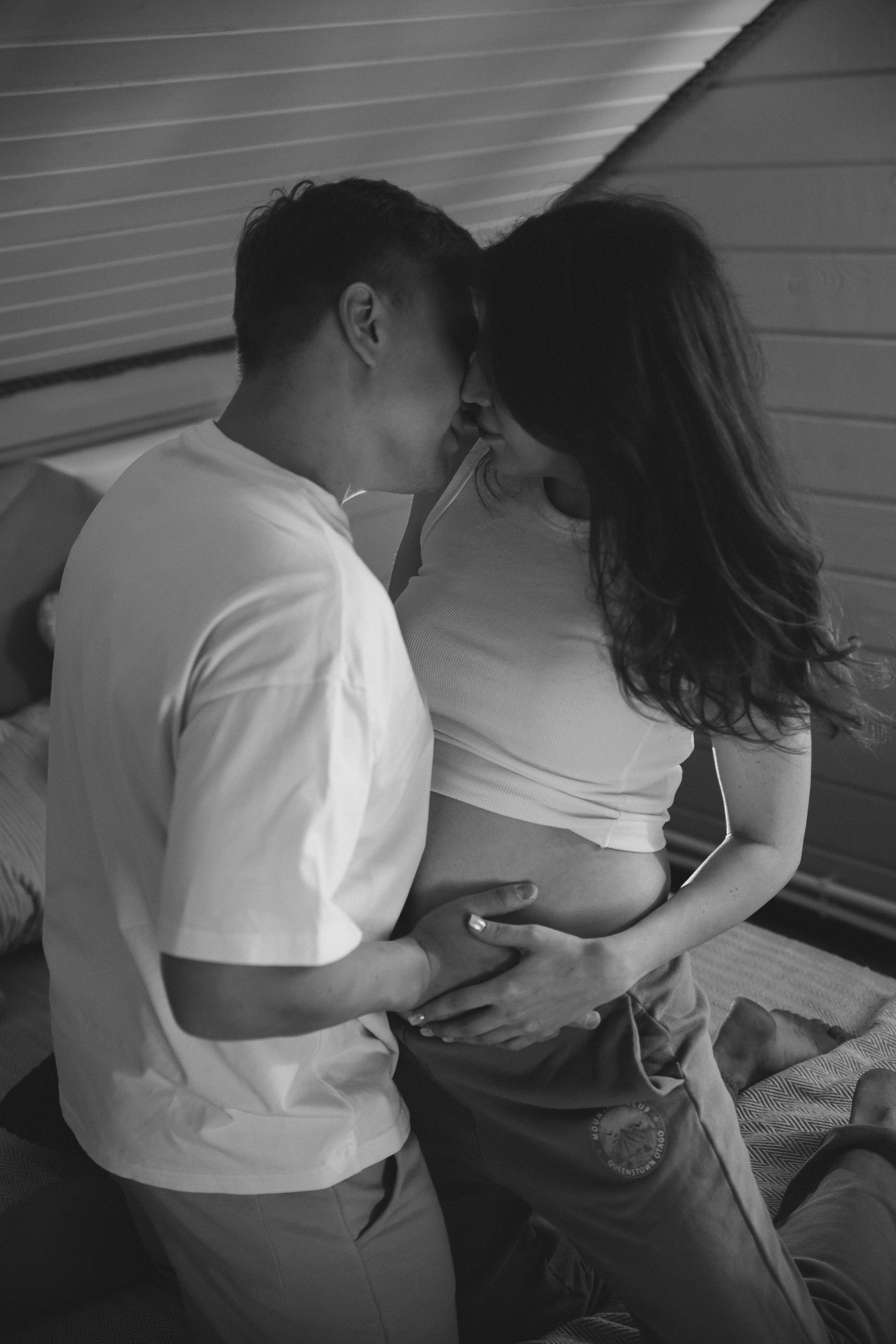 Семейная фотосессия дома Домашняя фотосессия Фотосессия беременности. Фотограф Владимир Москва