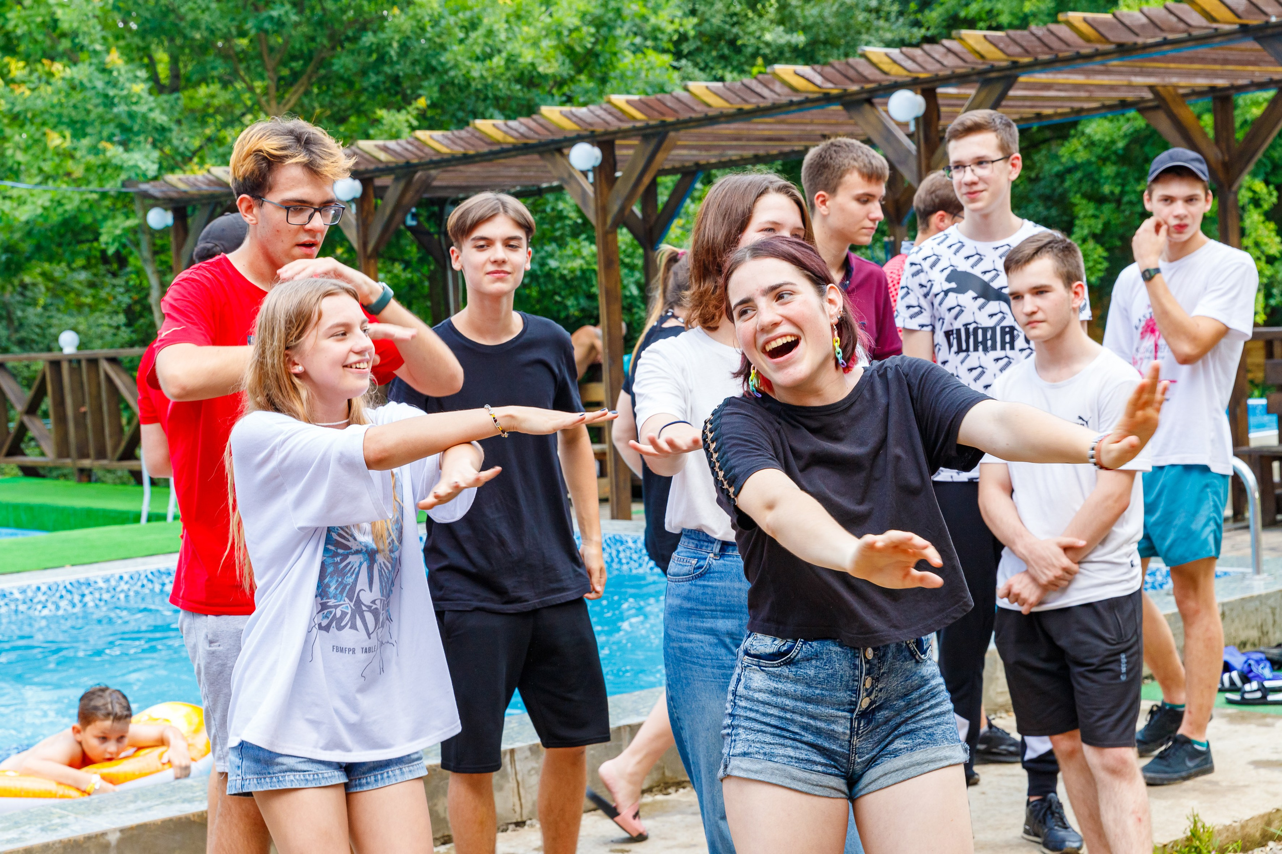Выпускной. 9 класс. Молькино, «Наша дача». Марина Ушакова. Фотограф. Выпускные альбомы. г. Краснодар