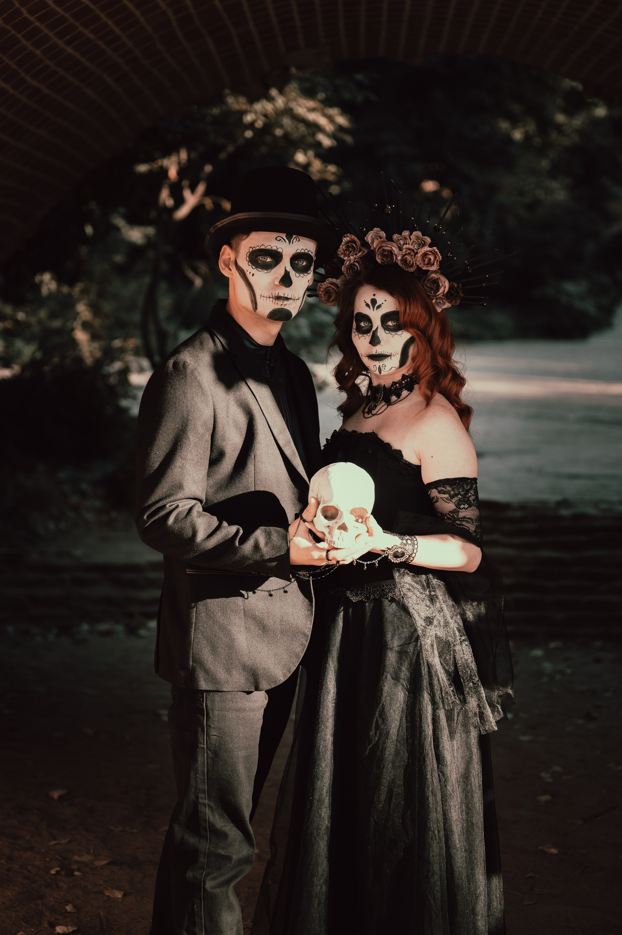 Halloween (Roman and Natalia). Photographer in Moscow Anna Chistiakova