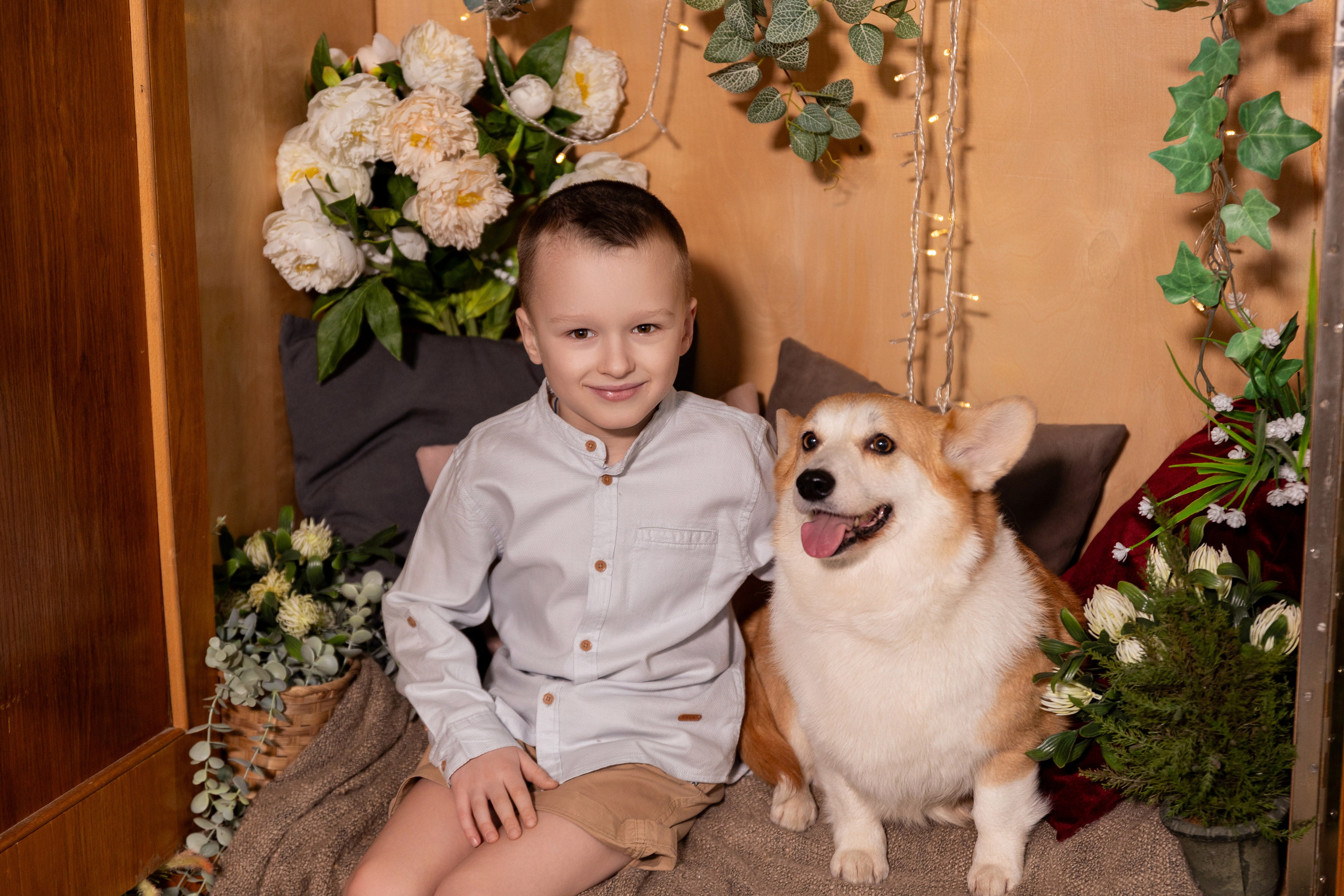 Фотосессия с корги. Семейный и свадебный фотограф в Санкт-Петербурге Татьяна Швыкова