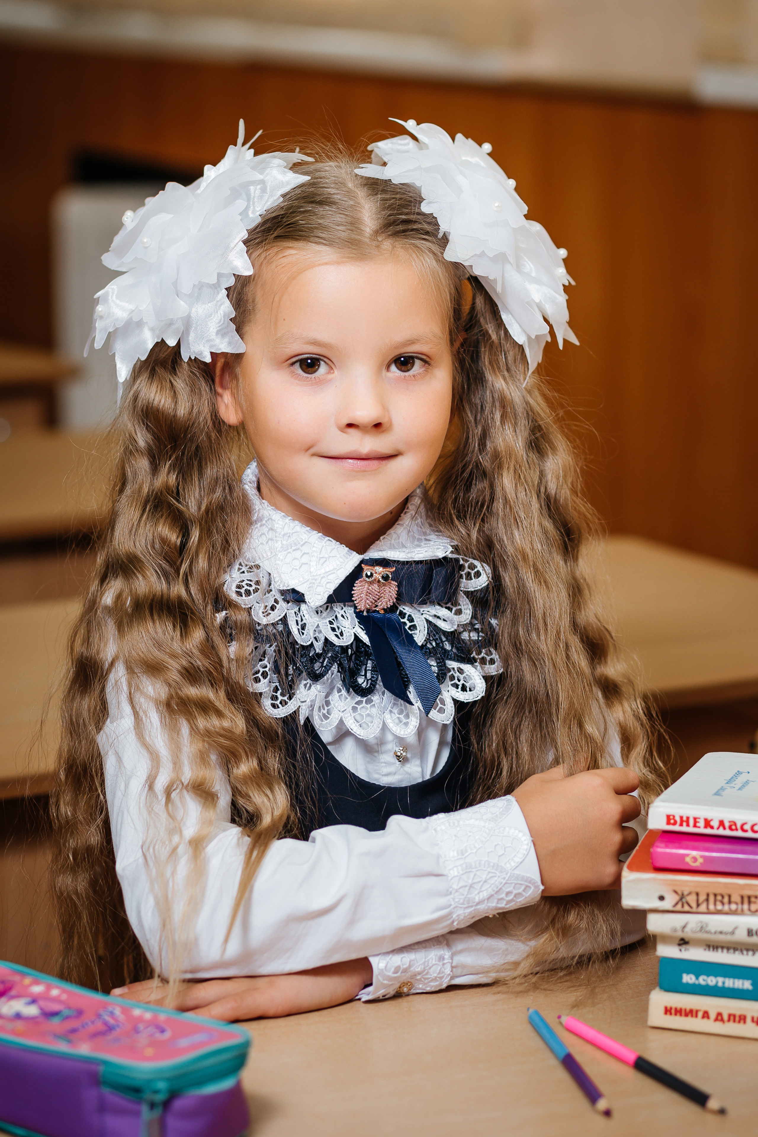 В первый раз в первый класс. Школьные съемки. Wedding, romantic photo, family holidays. Workshops