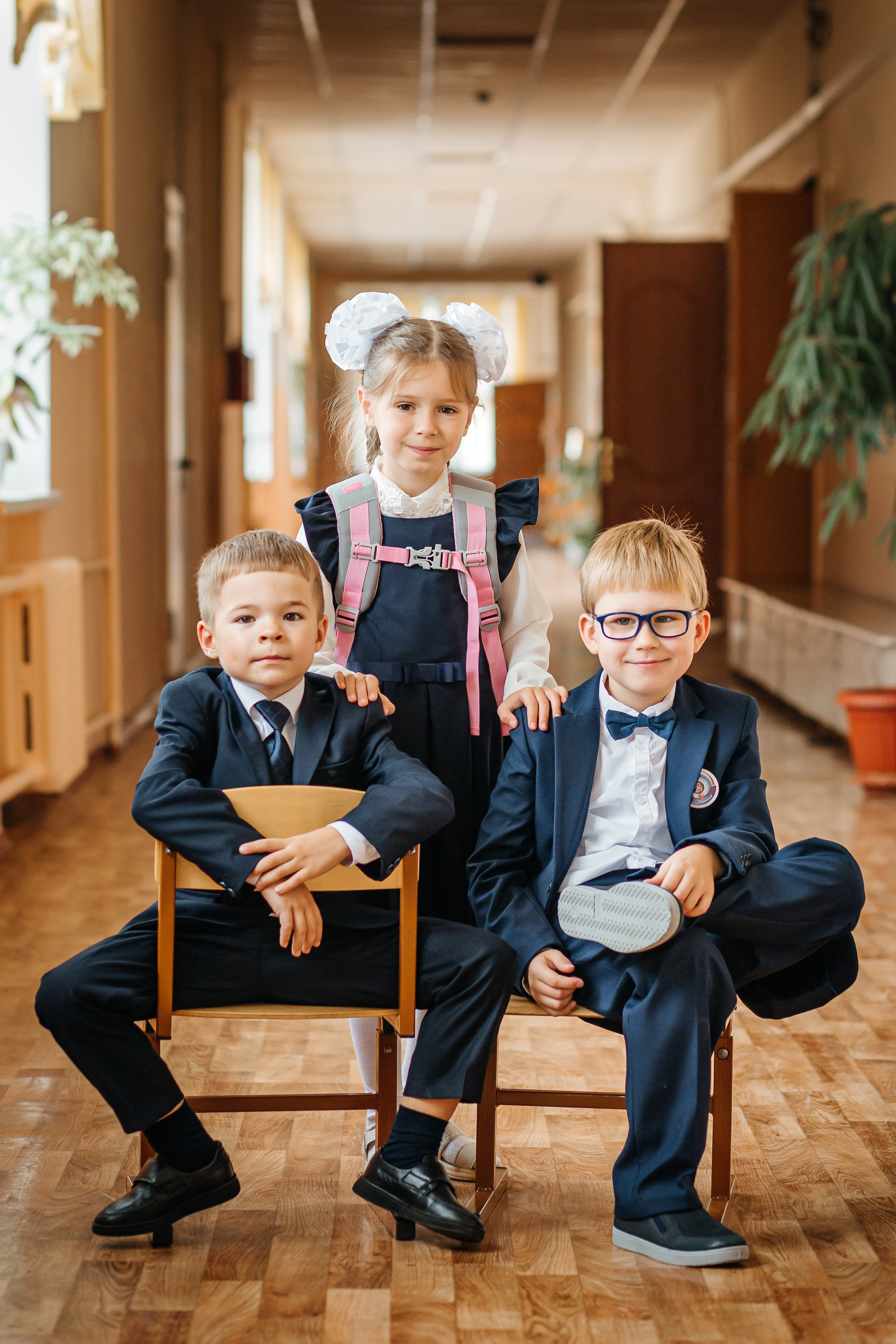 В первый раз в первый класс. Школьные съемки. Wedding, romantic photo, family holidays. Workshops