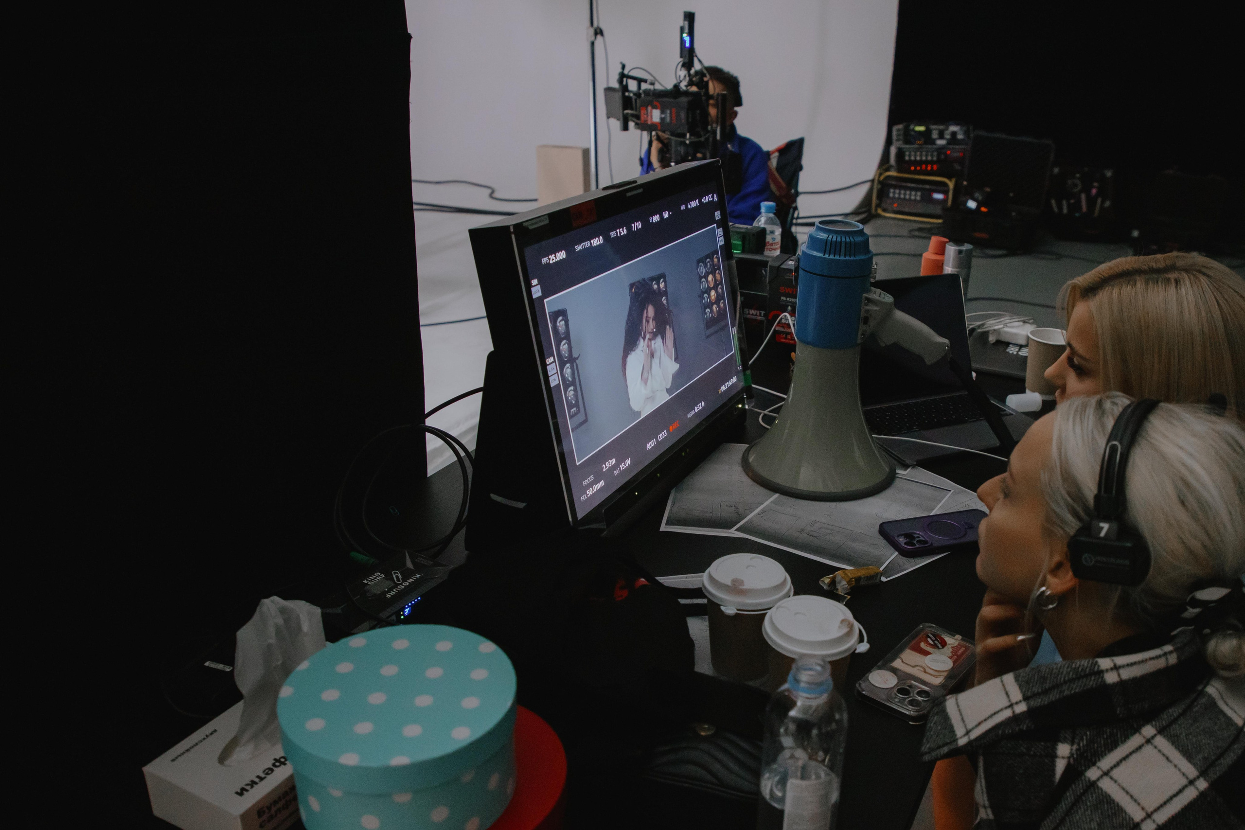 Съемка клипа Юлианны Карауловой и Бьянки. Фотограф в Москве и Санкт-Петербурге Дарина