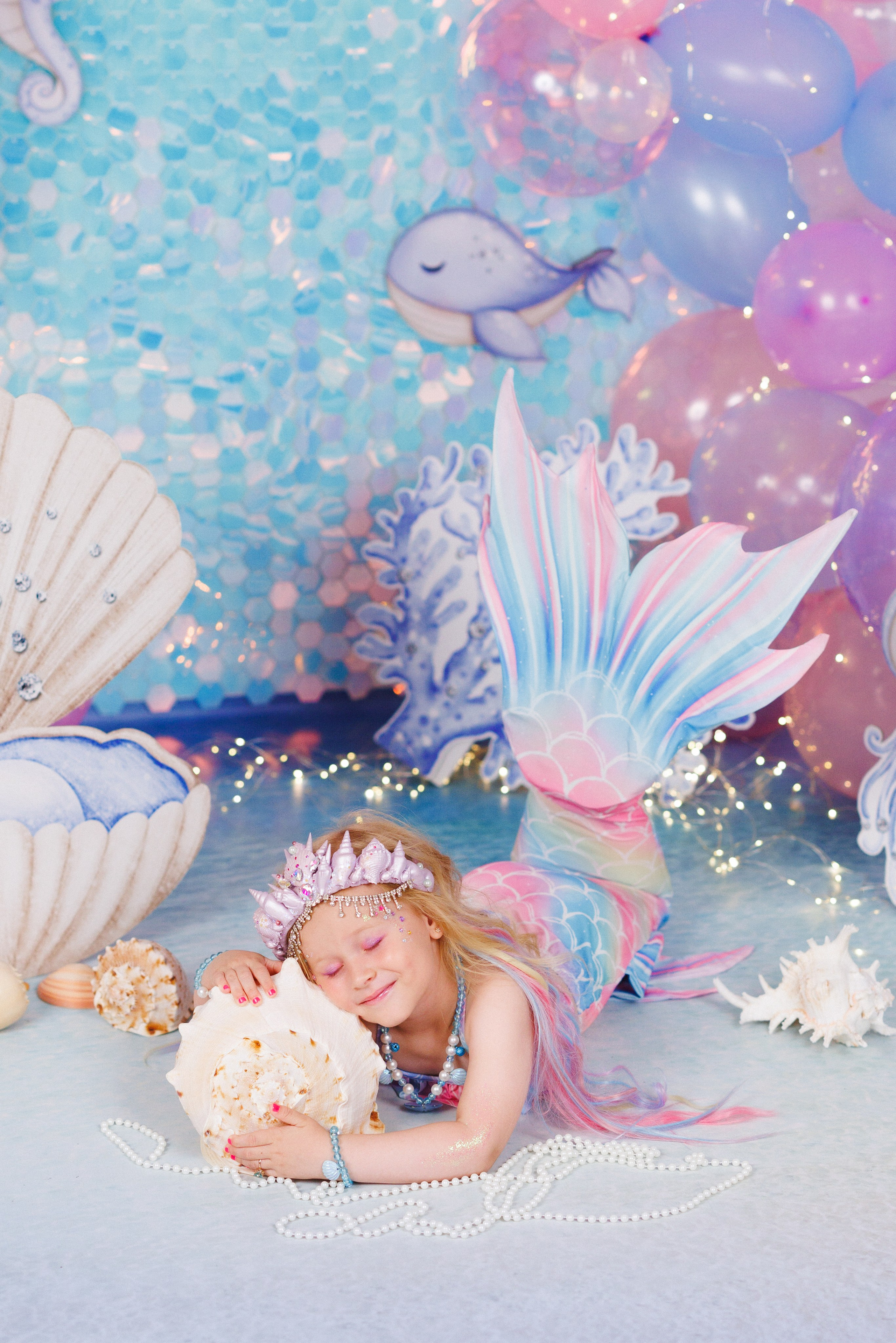 Детская фотосессия в образе «РУСАЛОЧКА», город Краснодар. Семейный и детский фотограф в Краснодаре Анна Трашкова