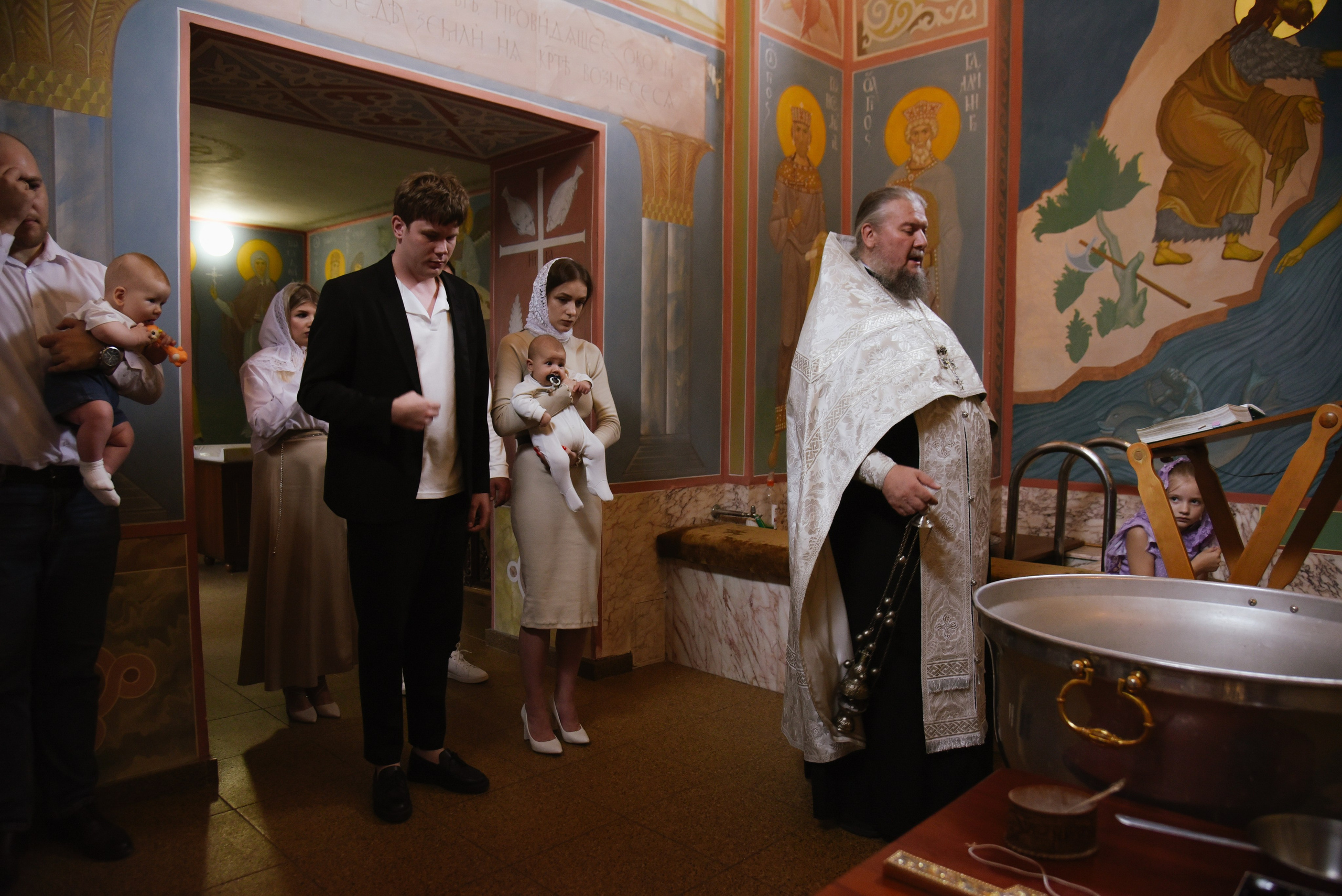 Крещение Вадима. Фотограф Лола Волна, город Москва