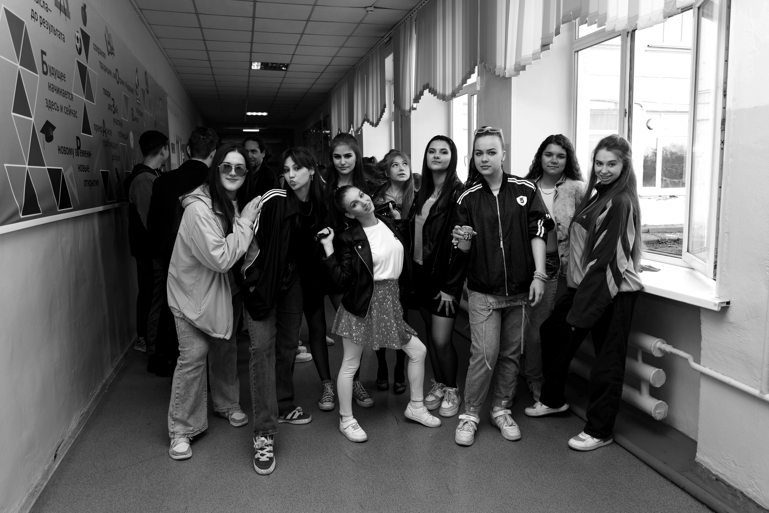 11 класс день не послушания в школе. Фотограф Любовь Корниенко, Примоский край