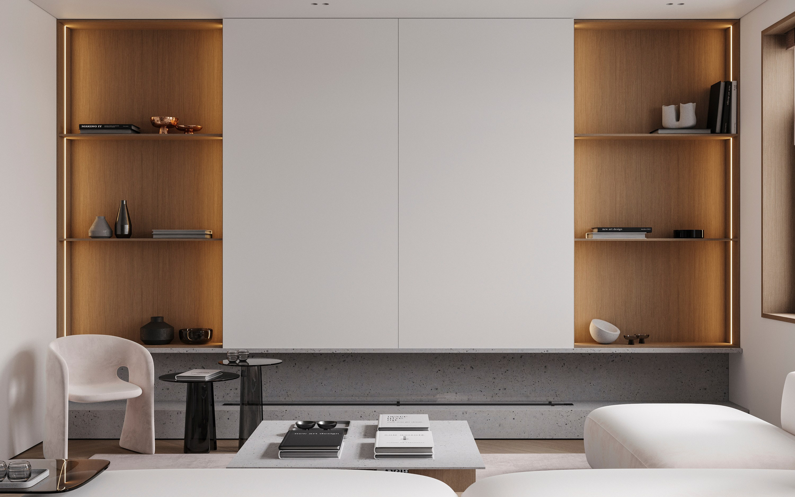 URBAN RETREAT | DESIGNER ANNE KIREEVA. Interior Visualization by Valerie Stetyukevich