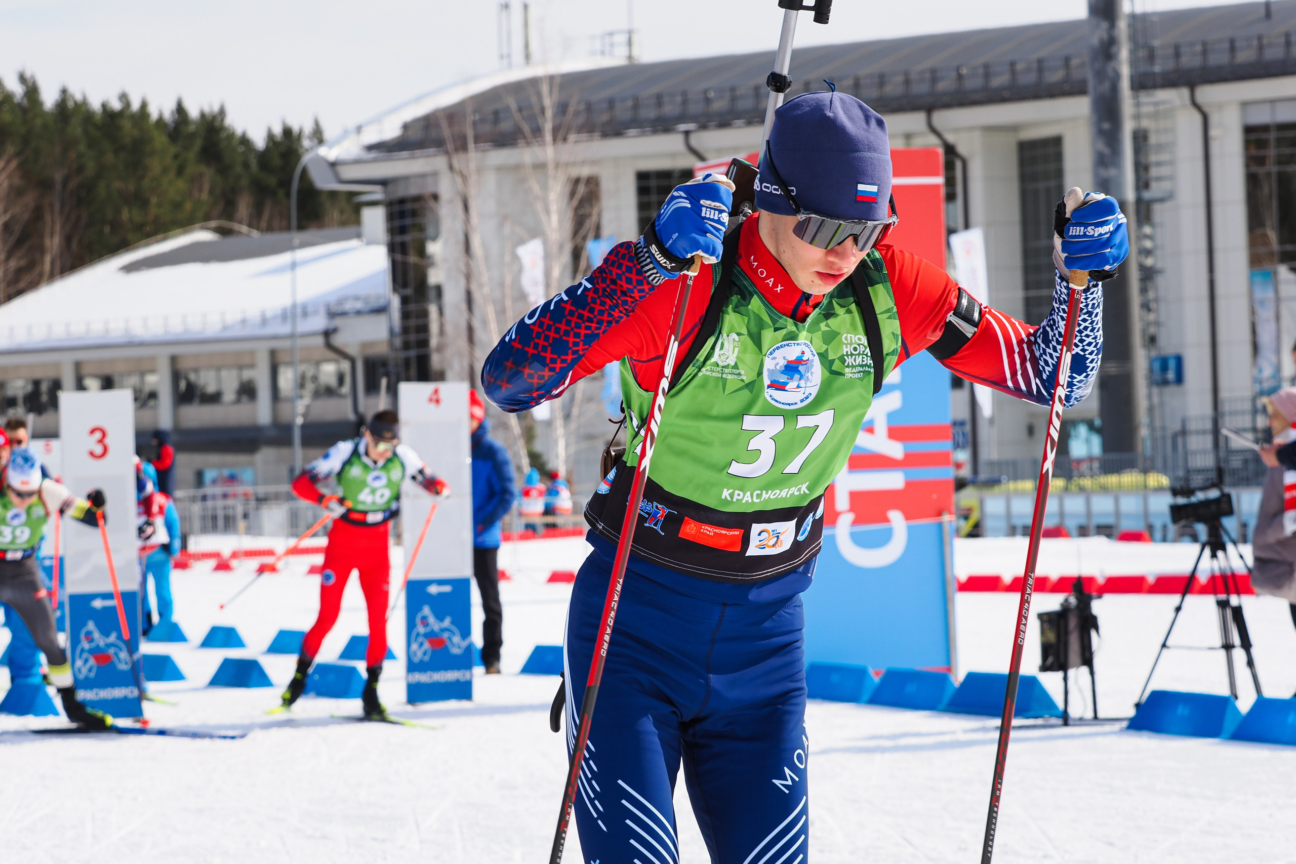 Биатлон / Первенство России. Репортажный фотограф Алексей Козьмин