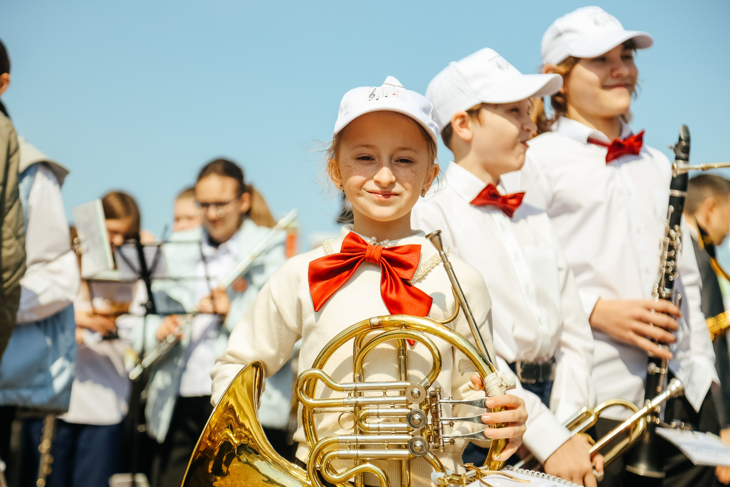 Парад детских духовых оркестров. Семейный фотограф Любовь Саркеева