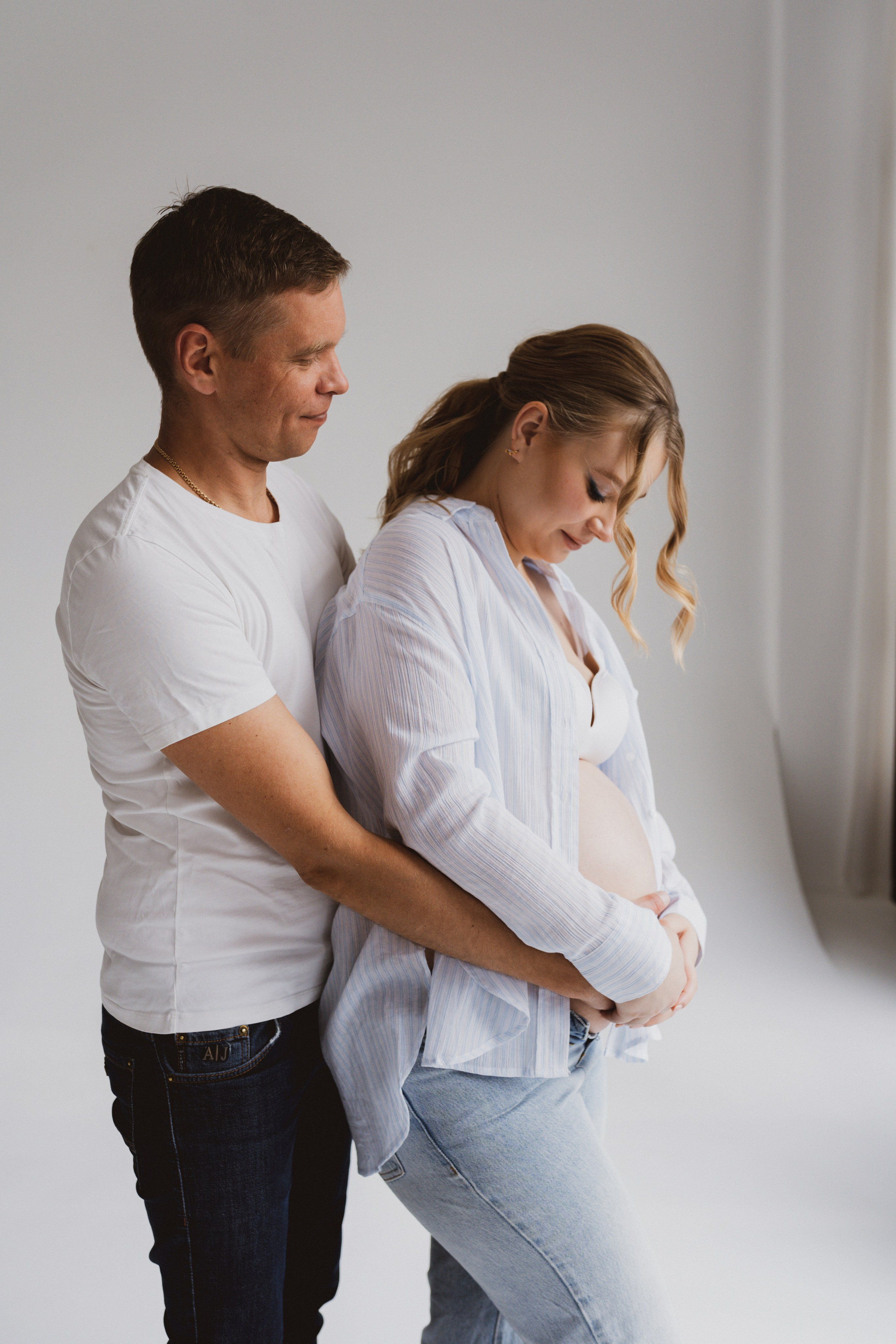 Семейная фотосессия в студии в Москве, семейный фотограф Анна Полушина. Свадебный фотограф в Москве Анна Полушина