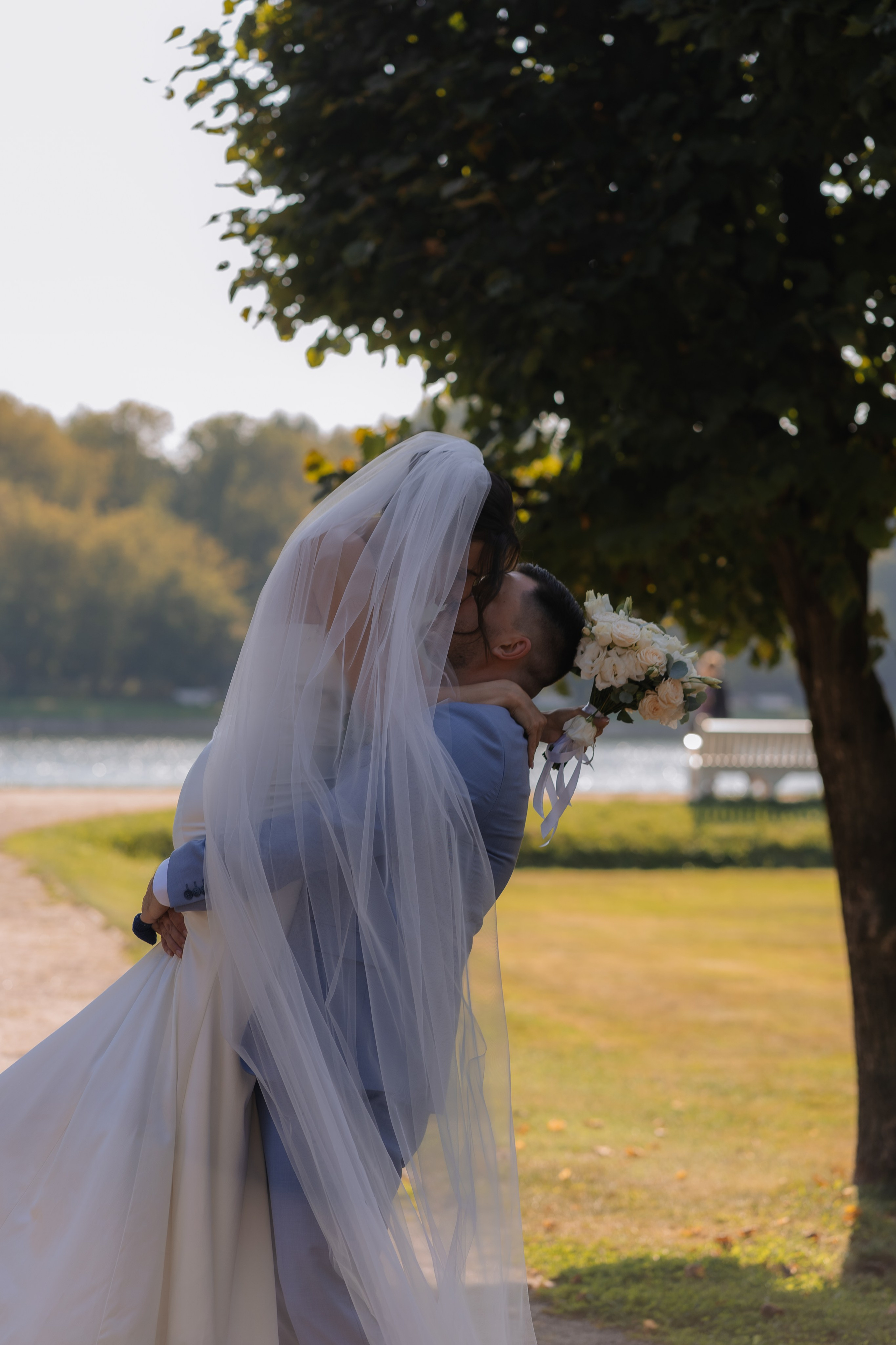 Свадебная фотосессия в Москве, парк Кусково. Свадебный фотограф в Москве Анна Полушина