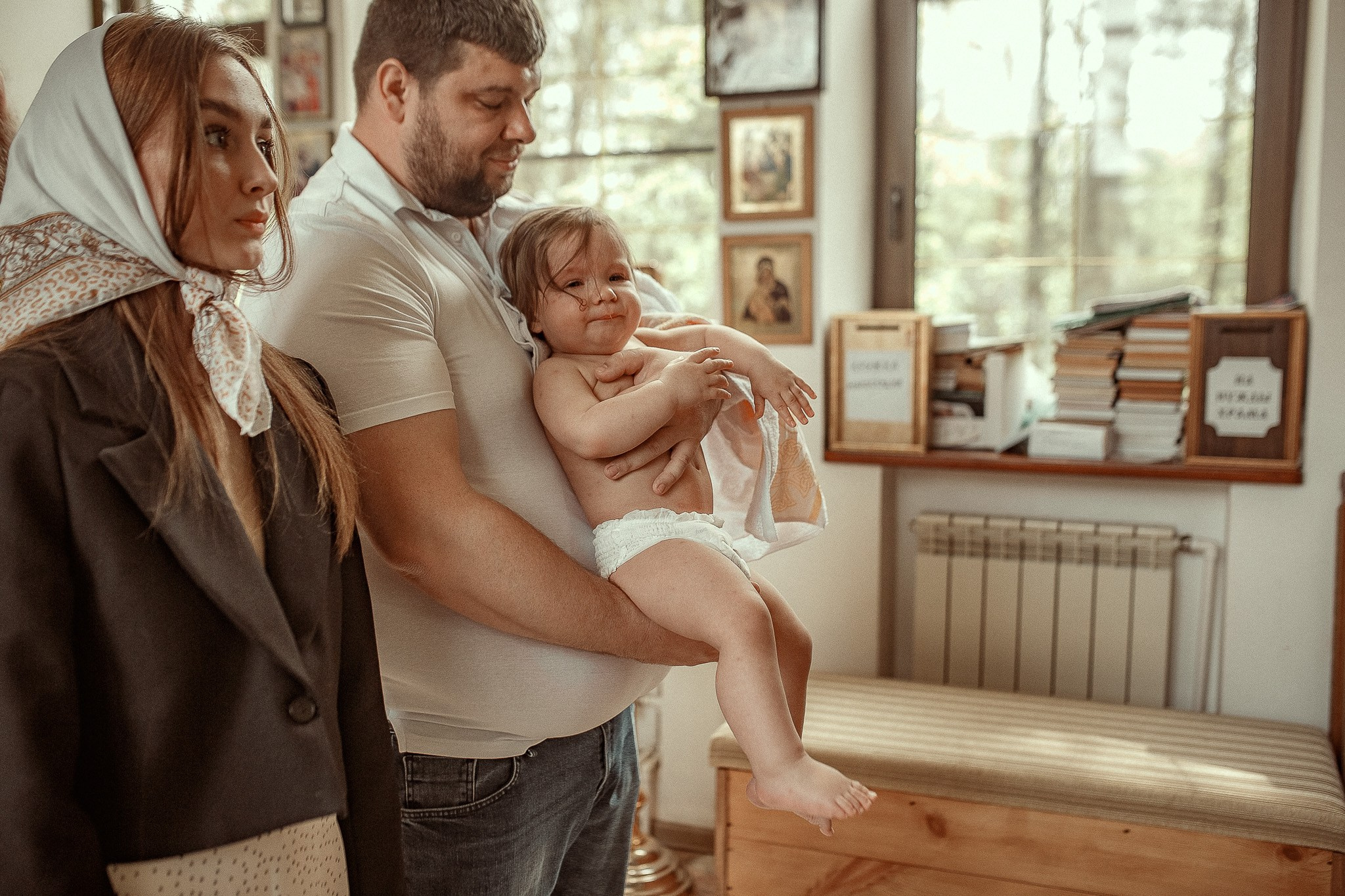 Таинство Крещения Полины. 15.04.2024. Детский семейный фотограф в Абинске