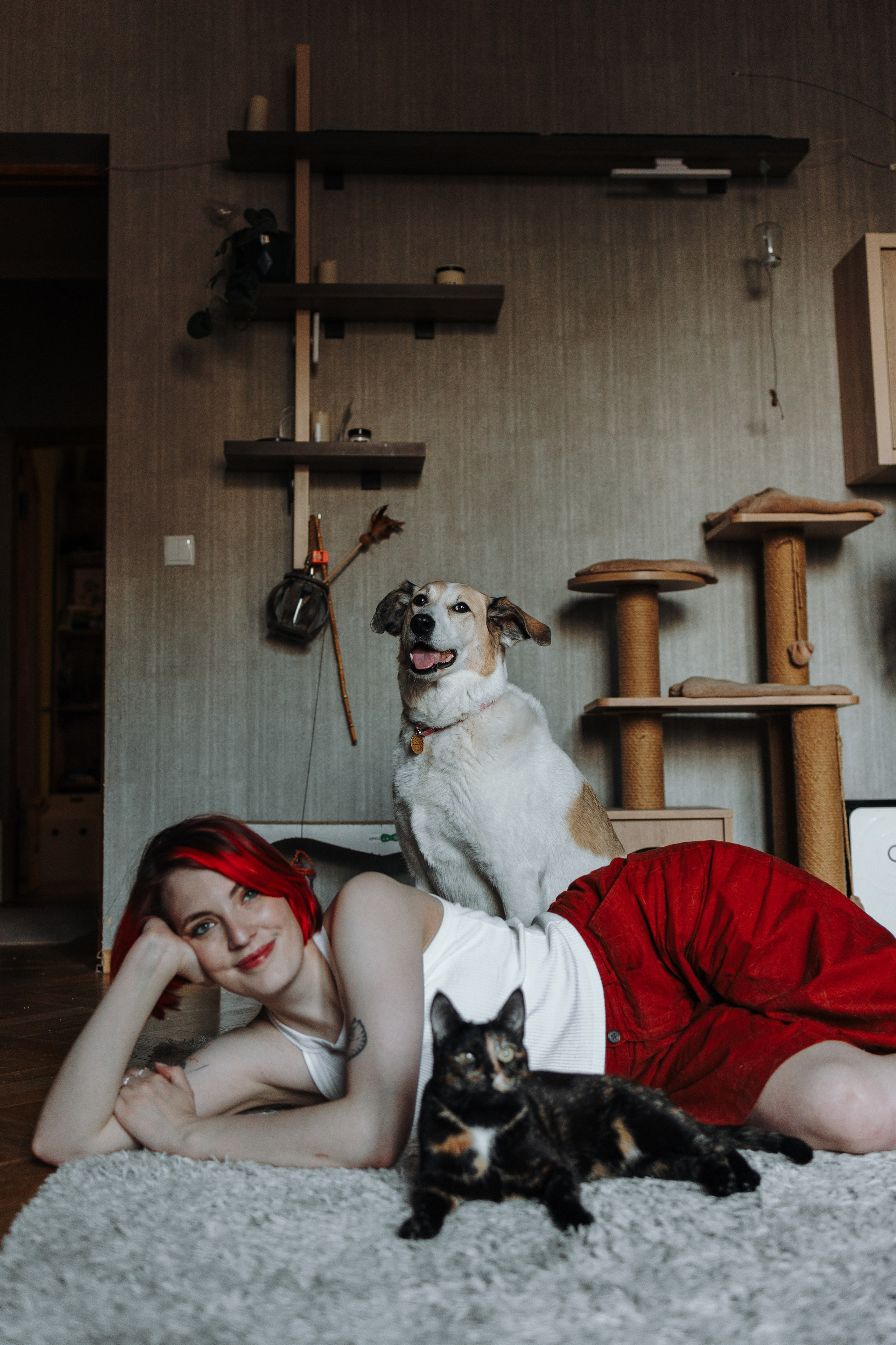 Саша и ее хвосты. Фотограф — Анималист | Санкт-Петербург