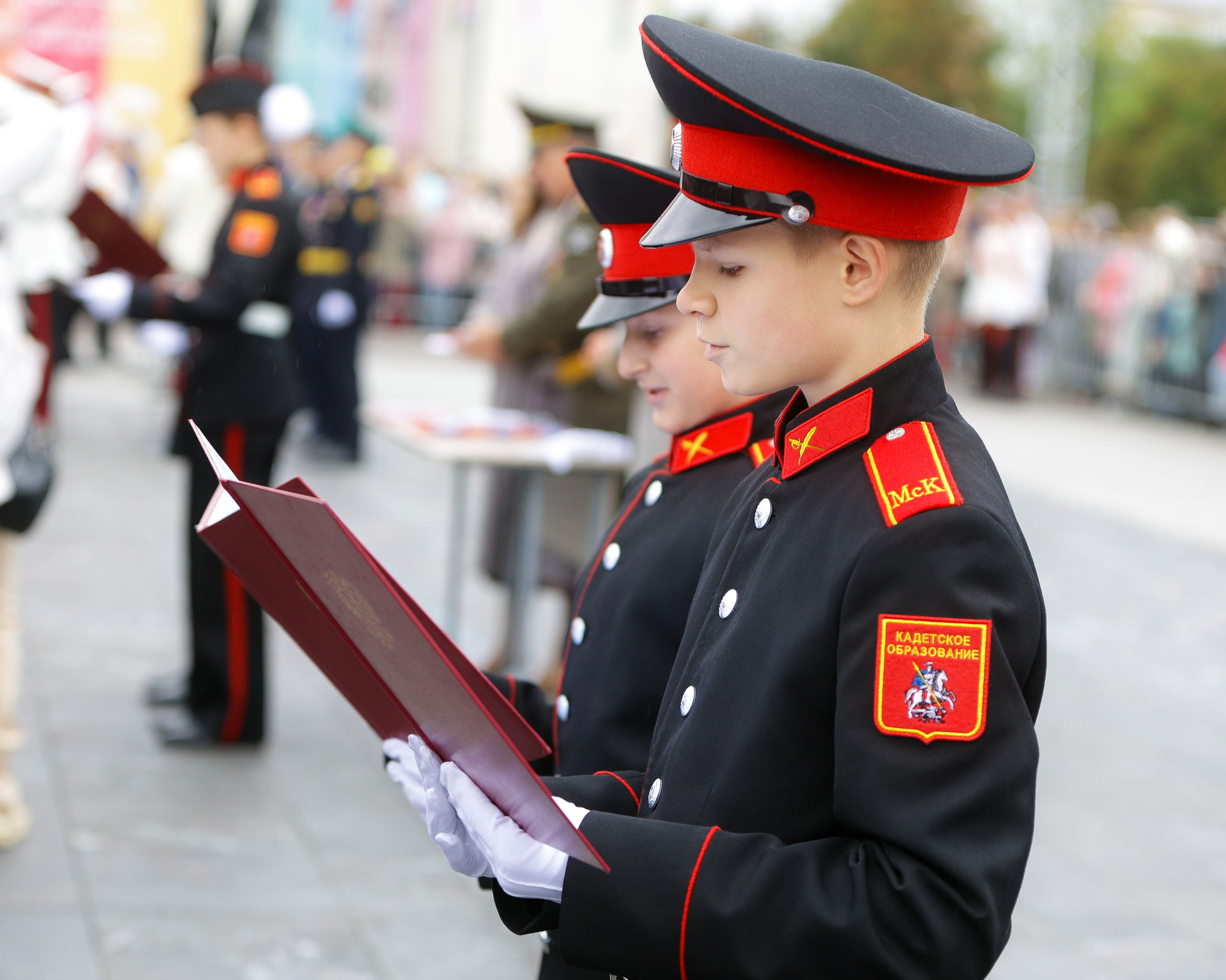 Посвящению в кадеты в Первом Московском кадетском корпусе, Дипломатической кадетской школы. Выпускные альбомы и школьный фотограф в Подольске, Троицке, Щербинке, Москве и Московской области