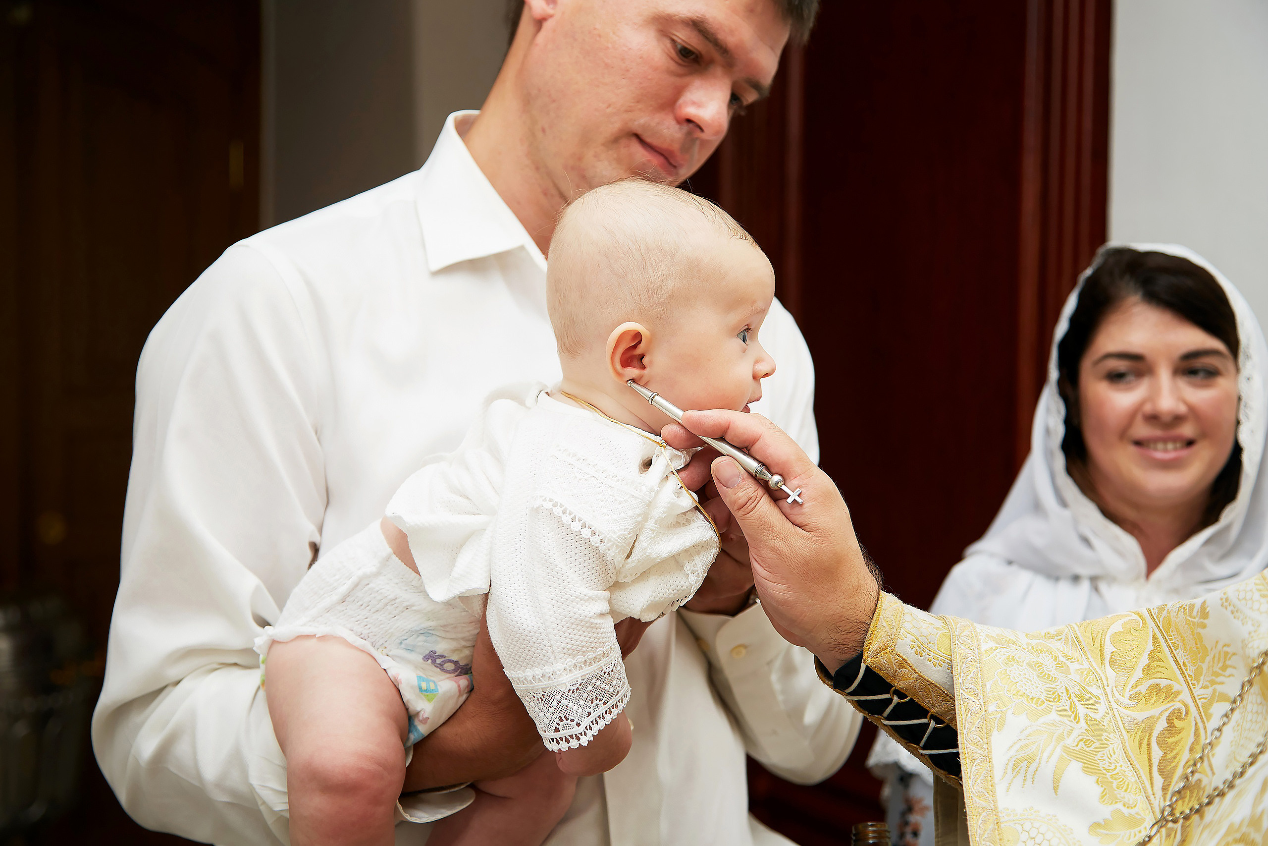 Крещение. Детский, семейный и школьный фотограф в Москве Орехова Марина
