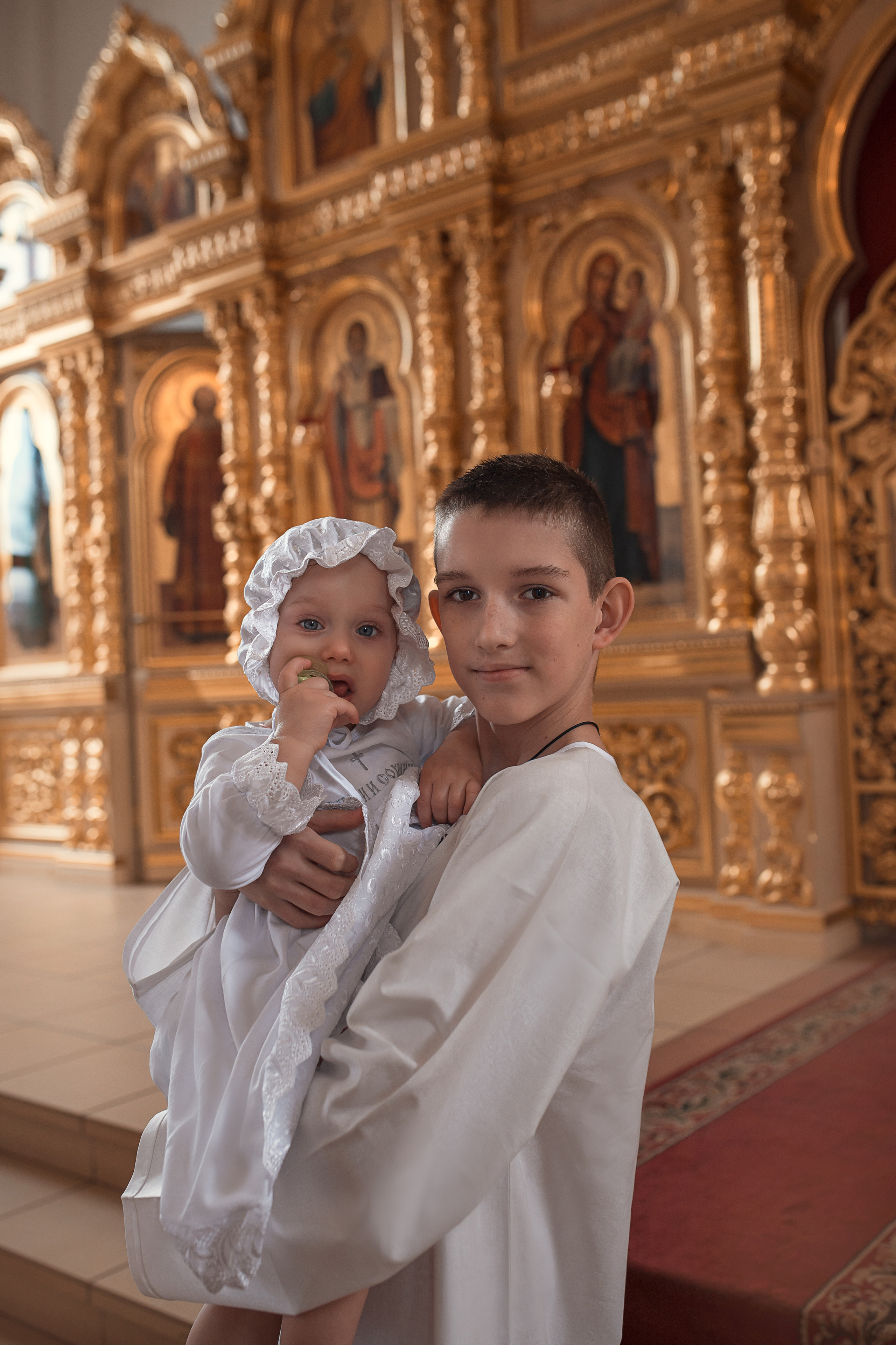 Крещение Василисы и Максима в Казанском храме саратова