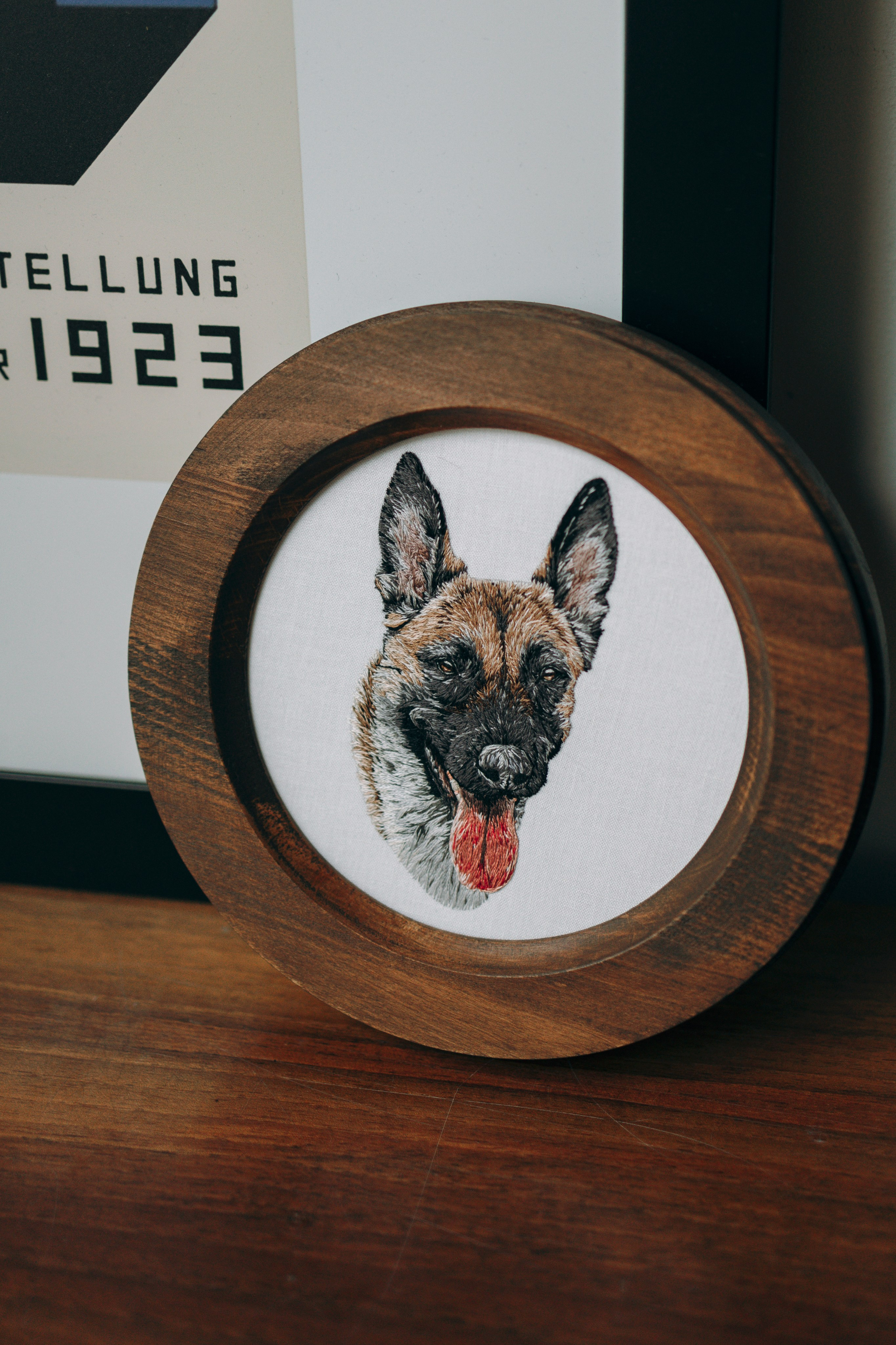 Портфолио. Портретная вышивка питомцев