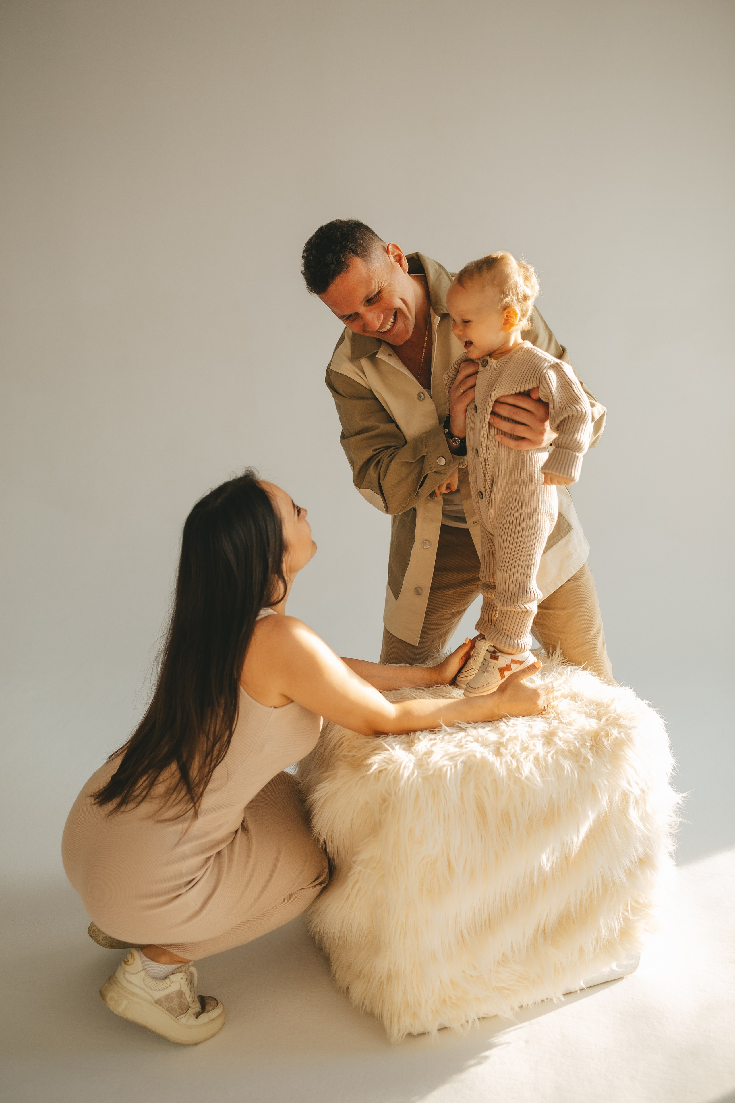 Семейная фотосессия в студии. Семейный и детский фотограф и видеограф в Москве, Дрокина Наталья