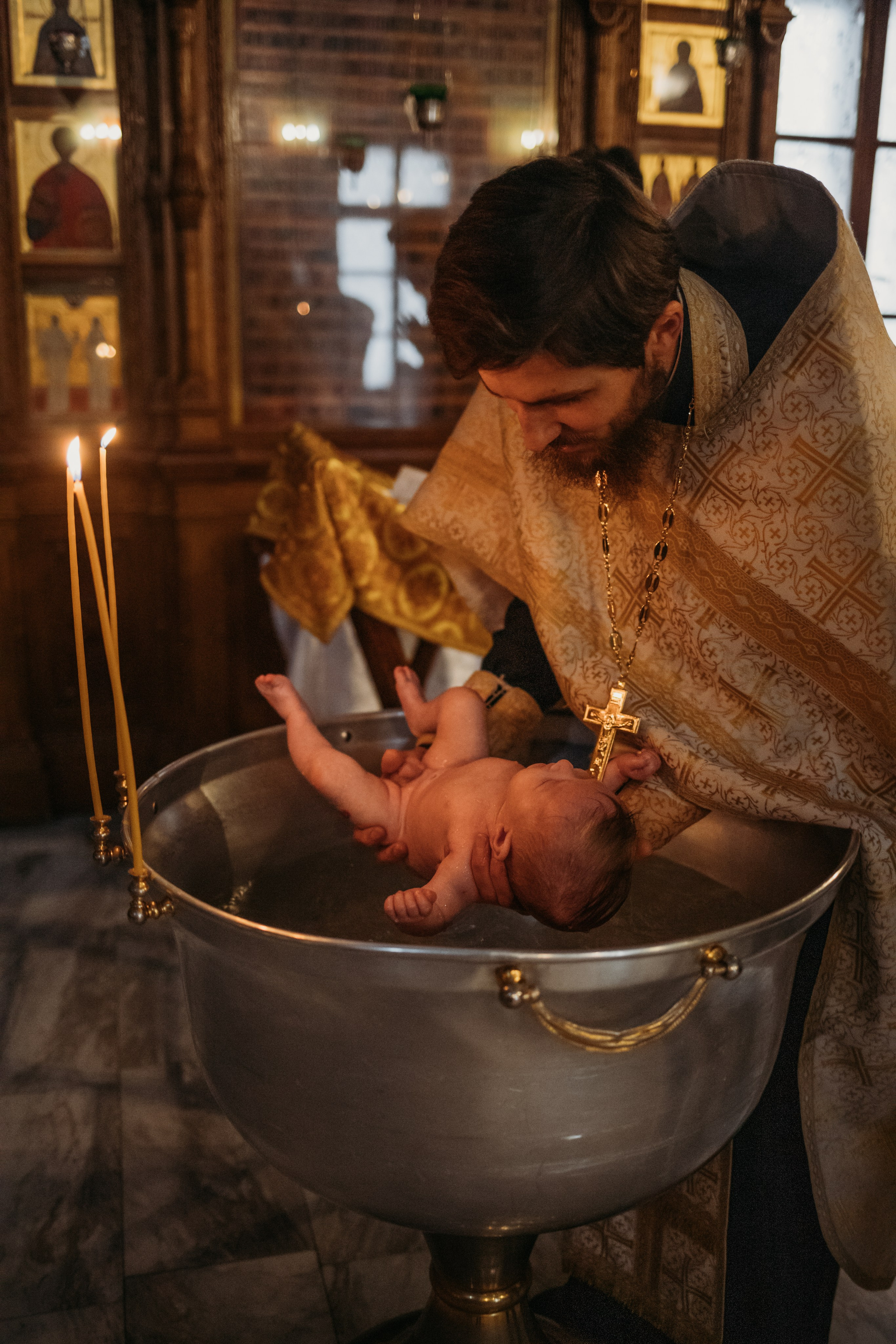 Крещение Тимофея. Семейный и детский фотограф в Москве Александра Нараевская