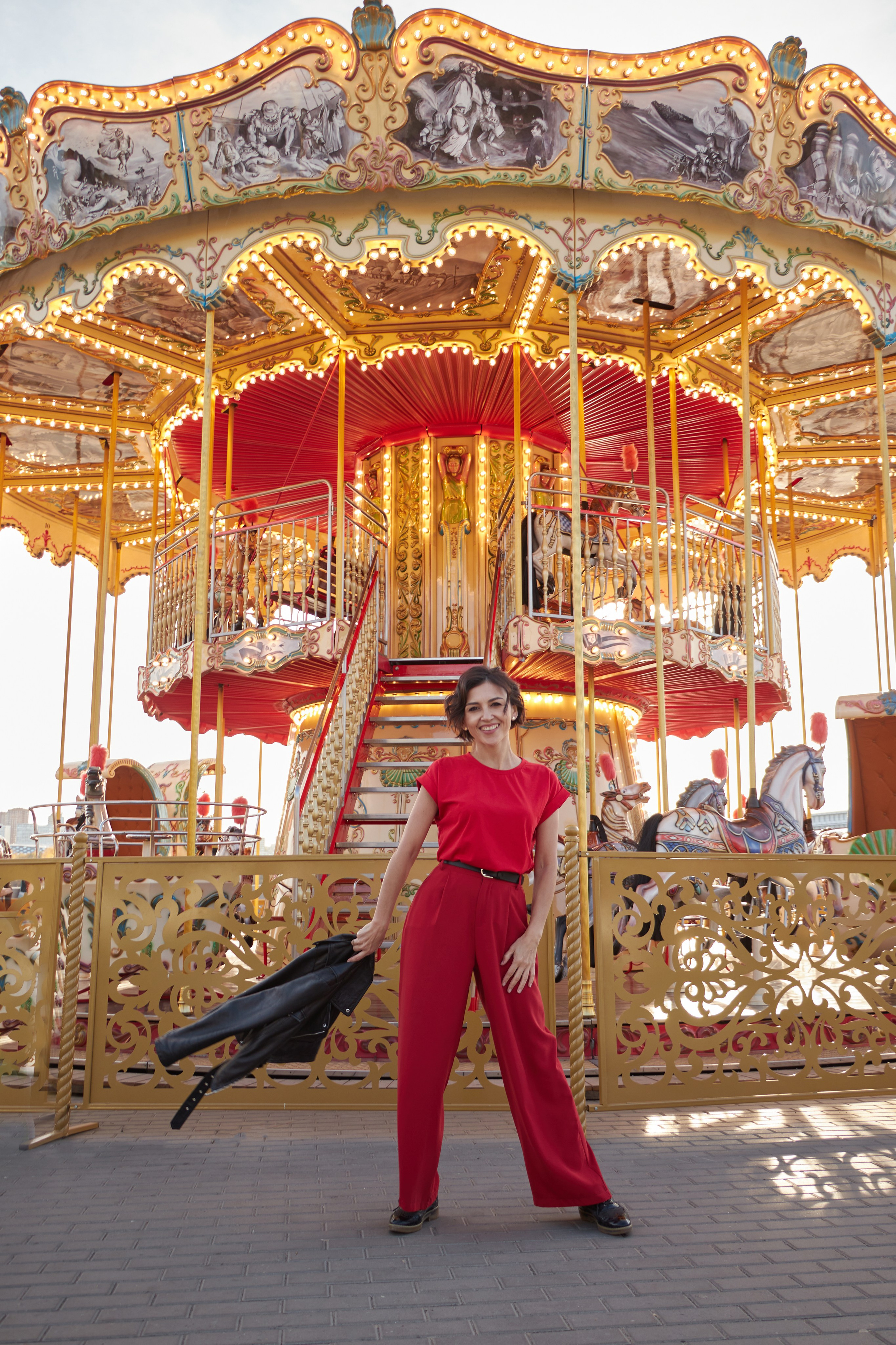 Фотосессия в парке аттракционов. Фотограф Москва Карпова Евгения