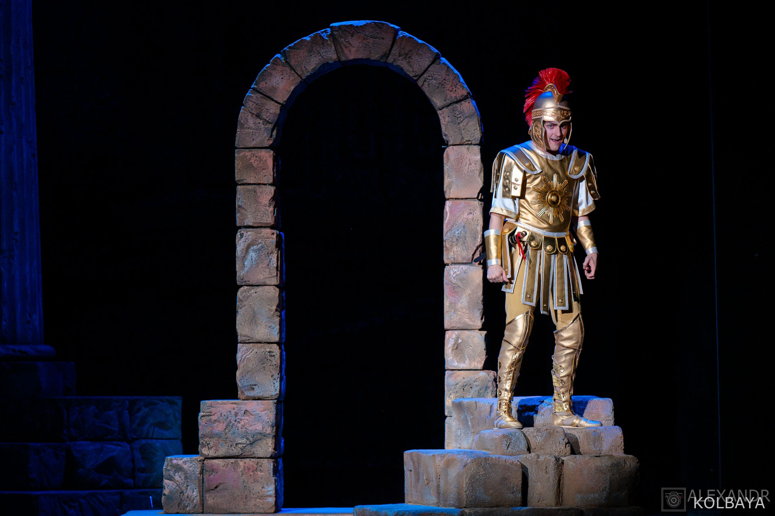 Фоторепортаж со спектакля Гладиатор в Театре Терезы Дуровой. Концертный и театральный репортажный фотограф в Москве Александр Колбая