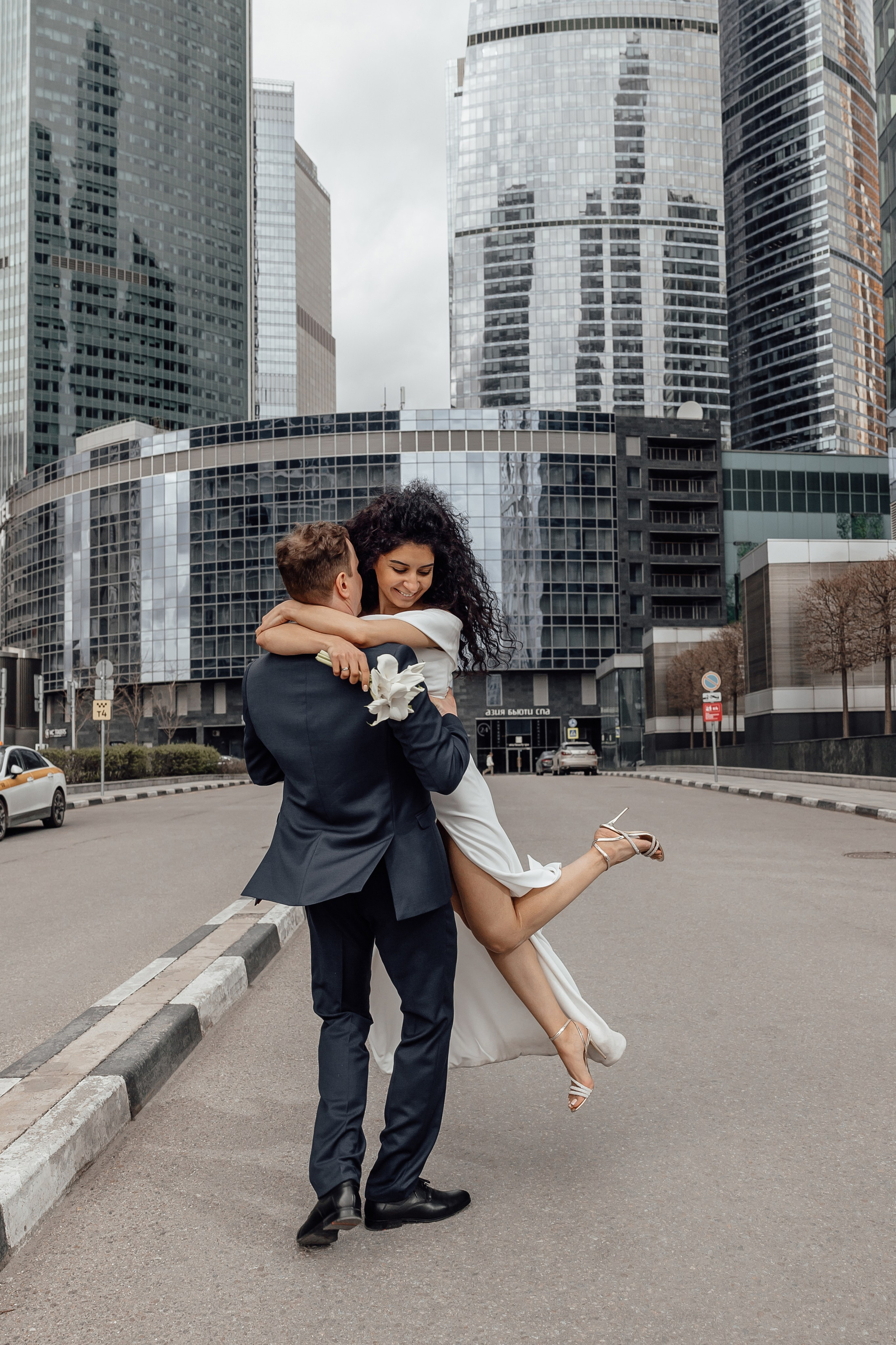 свадебная фотосессия москва сити