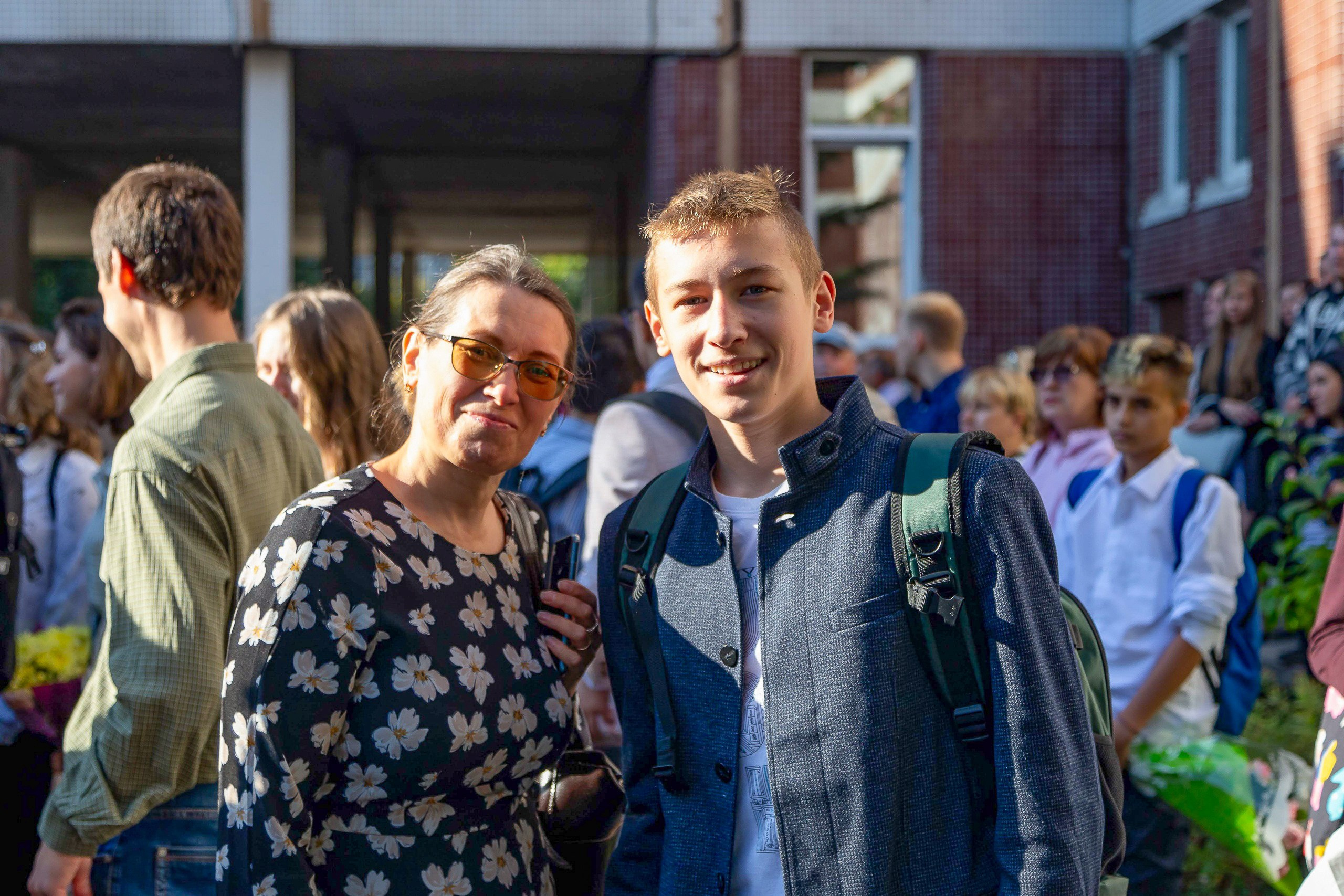 Линейка 1 сентября. Свадебный и Репортажный фотограф в Санкт-Петербурге