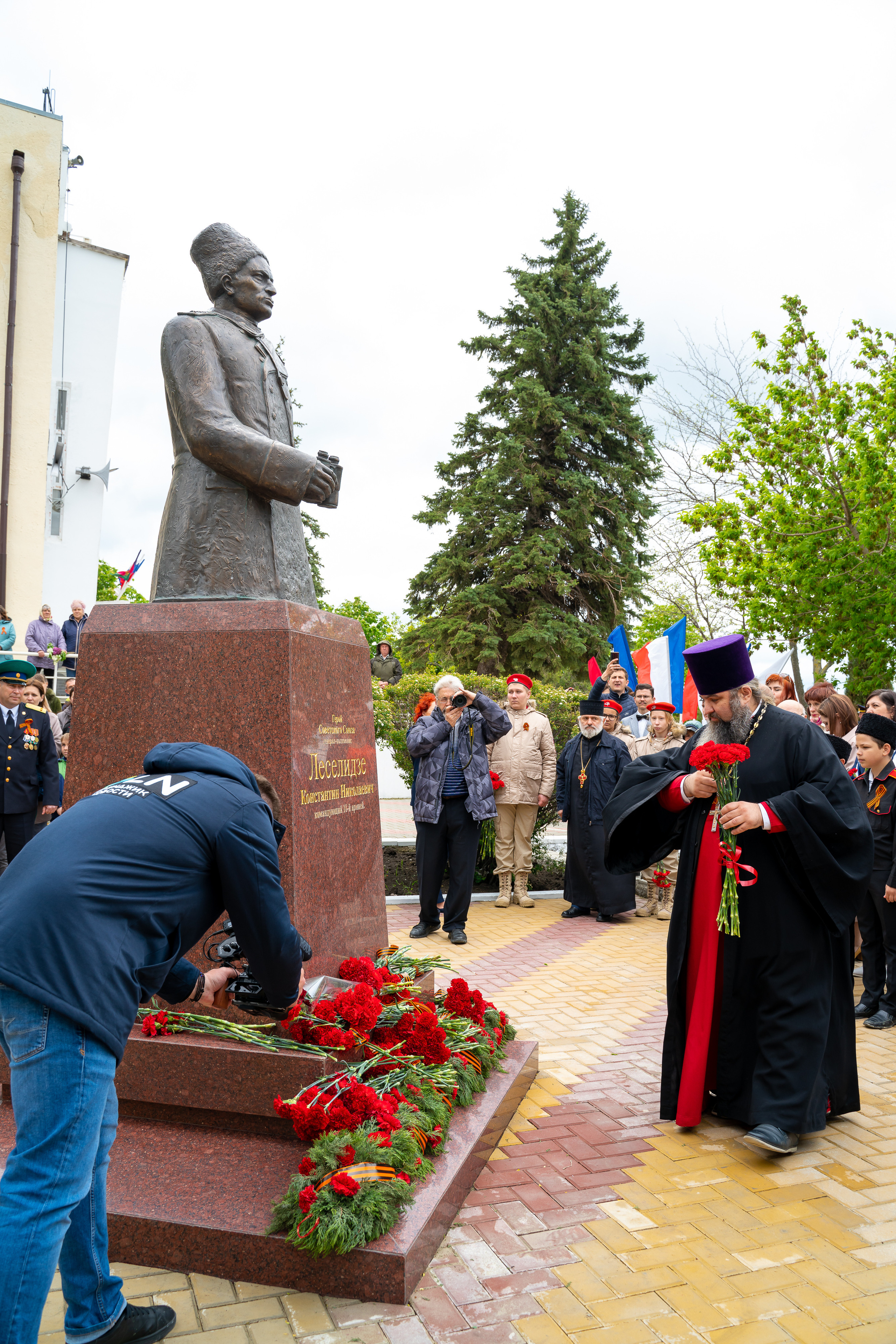 Открытие памятника. Марьина роща. Жизнь курорта Кабардинка в фотографиях