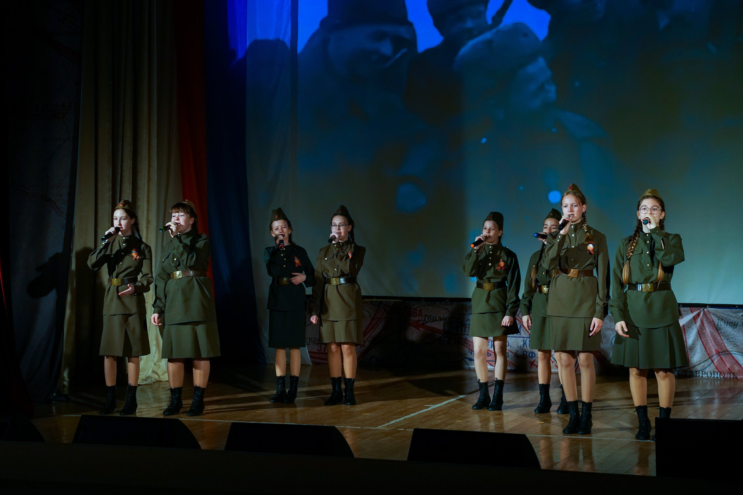 Концерт к 9 мая. ДК Кабардинка. Жизнь курорта Кабардинка в фотографиях