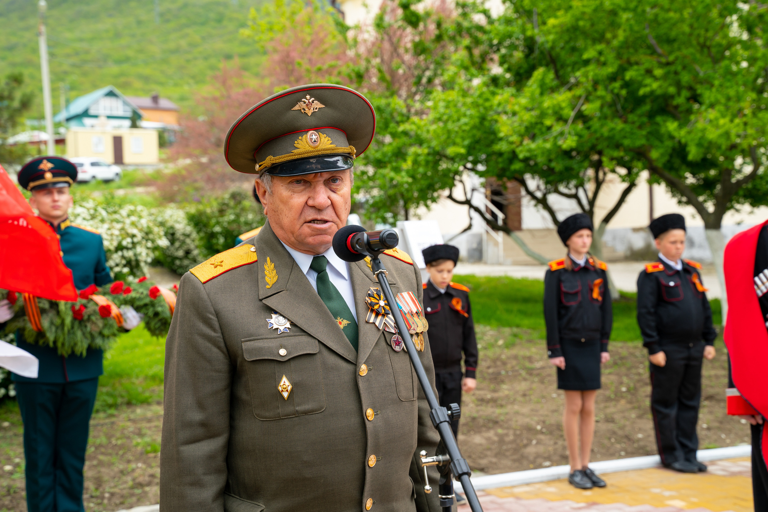 Открытие памятника. Марьина роща. Жизнь курорта Кабардинка в фотографиях