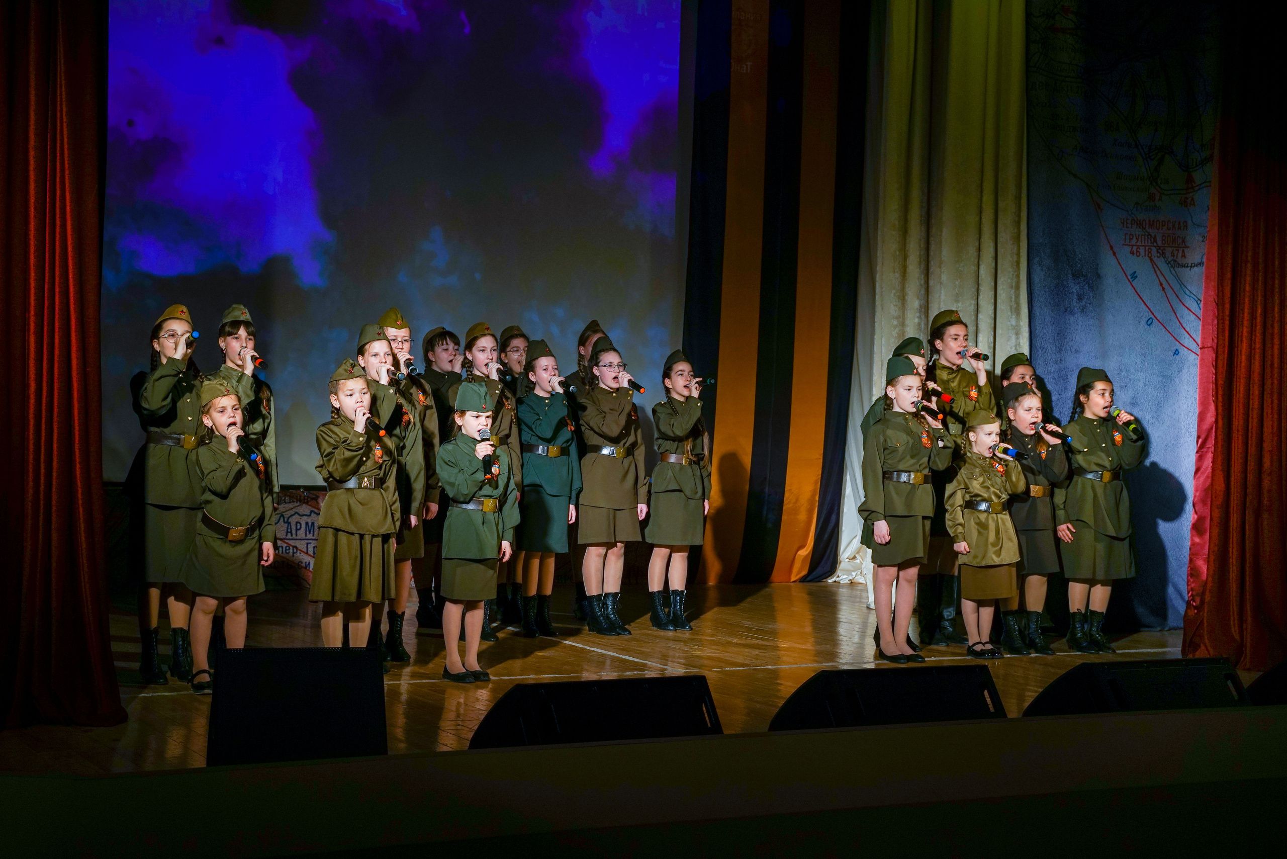 Концерт к 9 мая. ДК Кабардинка. Жизнь курорта Кабардинка в фотографиях