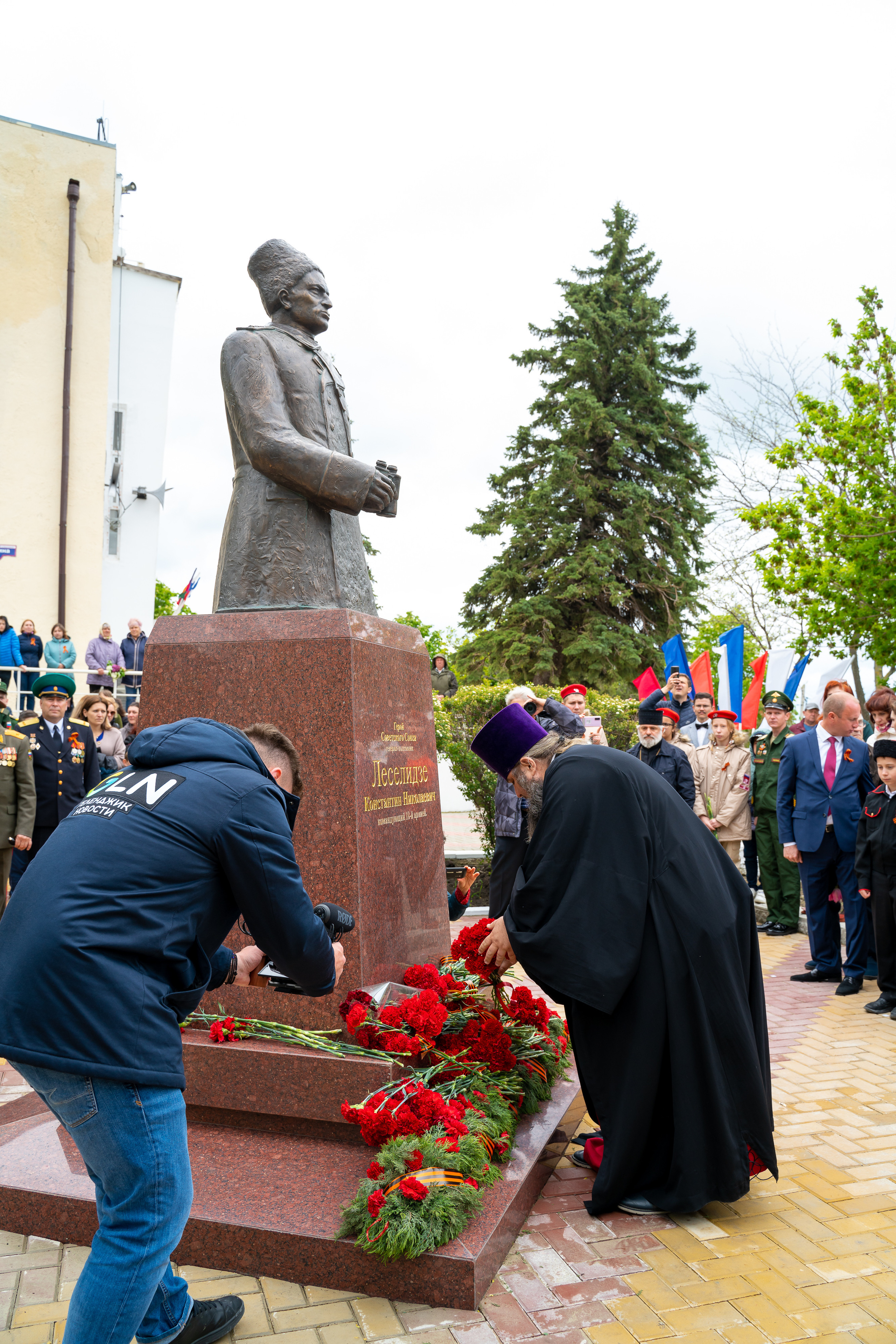 Открытие памятника. Марьина роща. Жизнь курорта Кабардинка в фотографиях