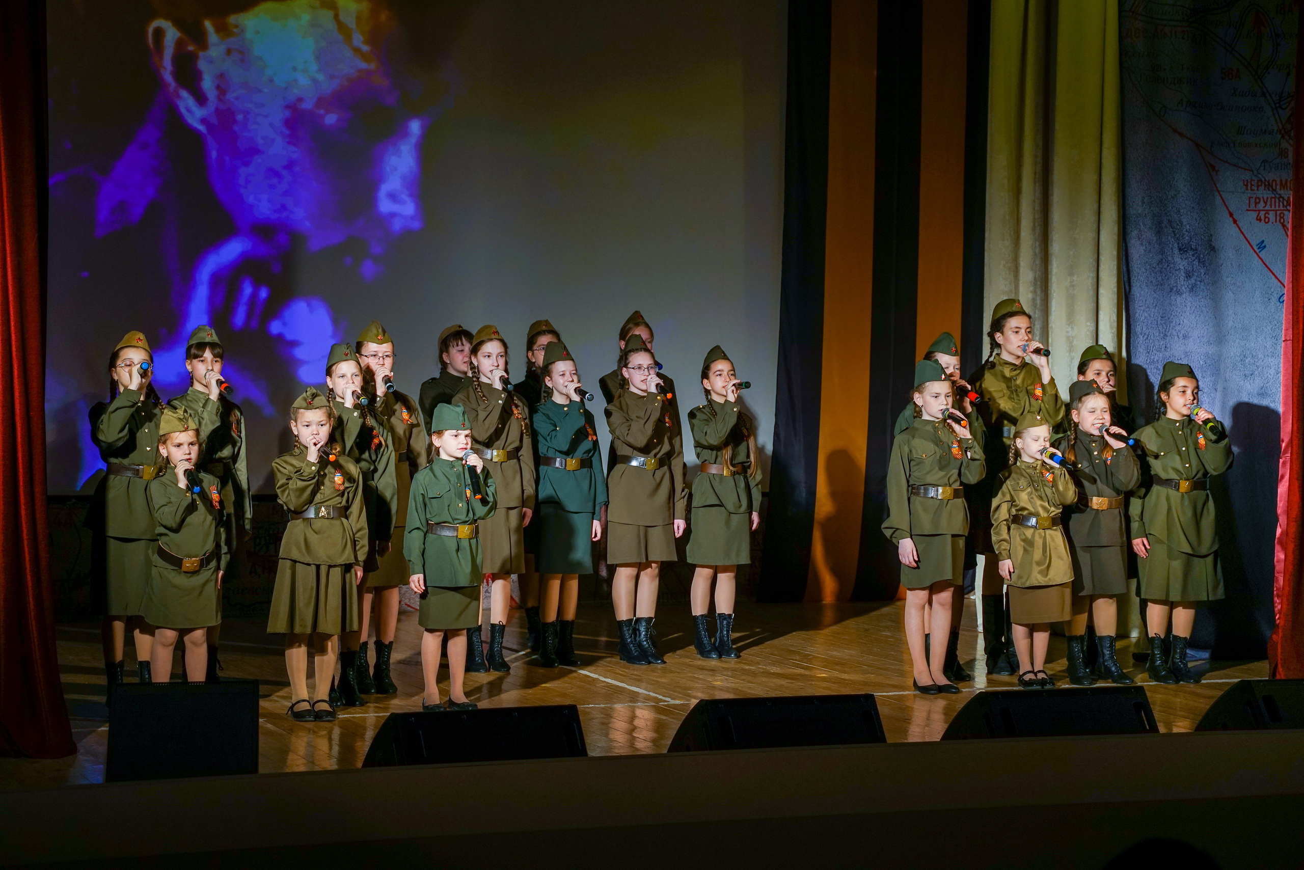 Концерт к 9 мая. ДК Кабардинка. Жизнь курорта Кабардинка в фотографиях